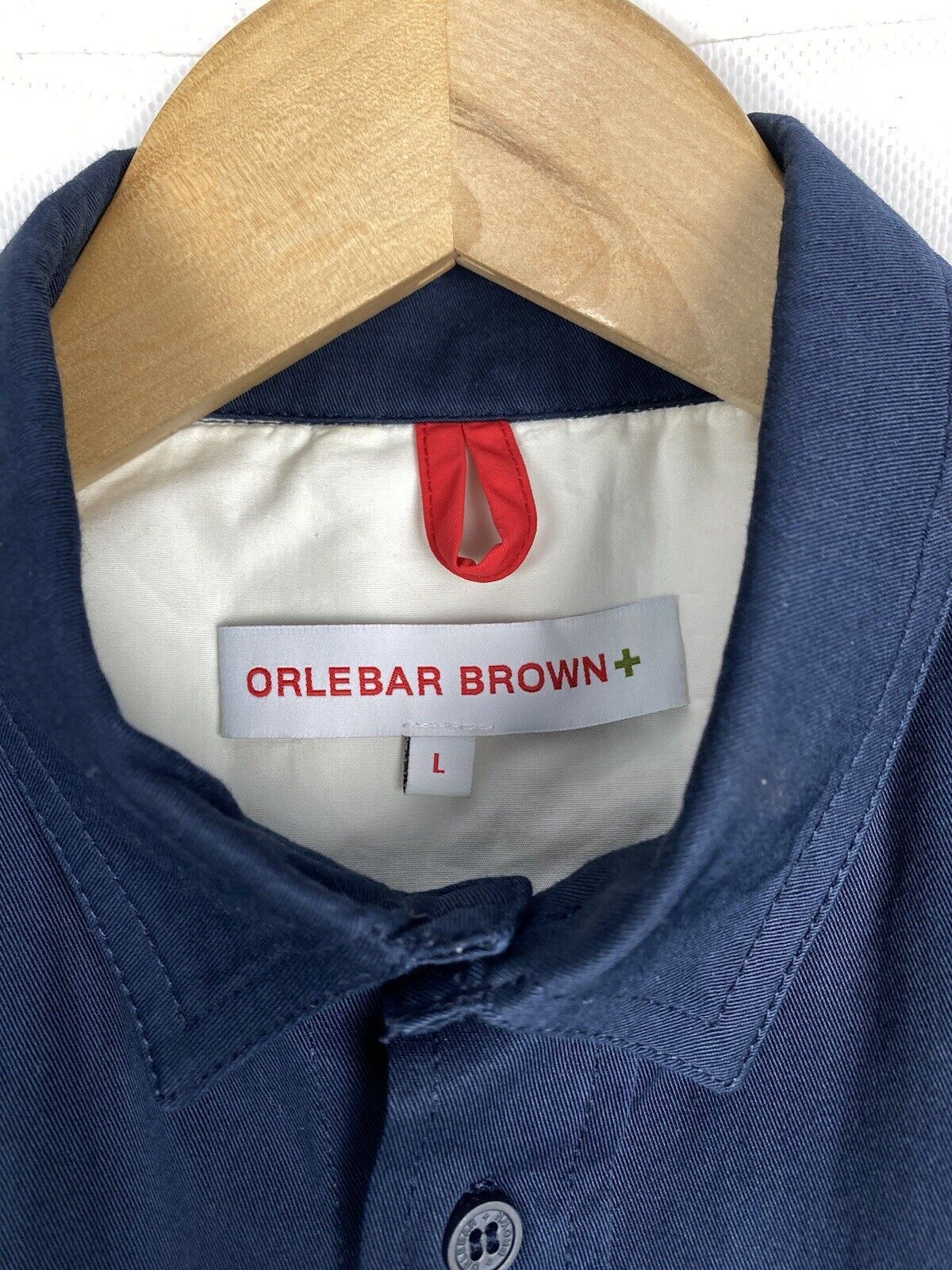 Orlebar Brown Orlebar Brown Men’s Long Sleeve Overshirt Jacket L Navy Blue Size US L / EU 52-54 / 3 - 10 Thumbnail