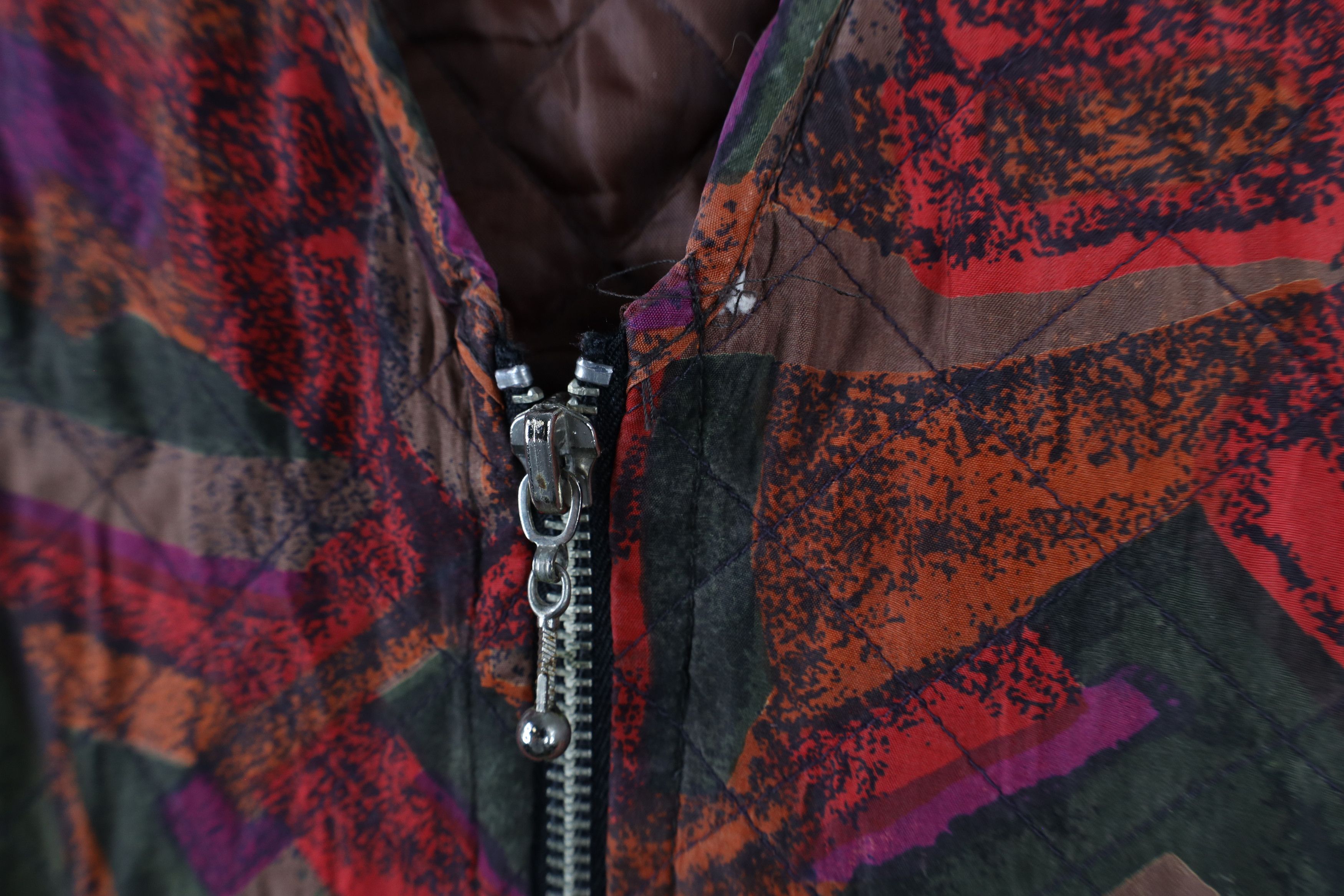 Vintage Vintage 90s Streetwear Silk Quilted Full Zip Vest Jacket Size S / US 4 / IT 40 - 5 Thumbnail