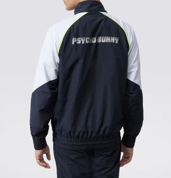 Psycho Bunny Psycho Bunny Wasco Colour Block Track Jacket Navy ( 3XL ) Size US XXL / EU 58 / 5 - 7 Thumbnail