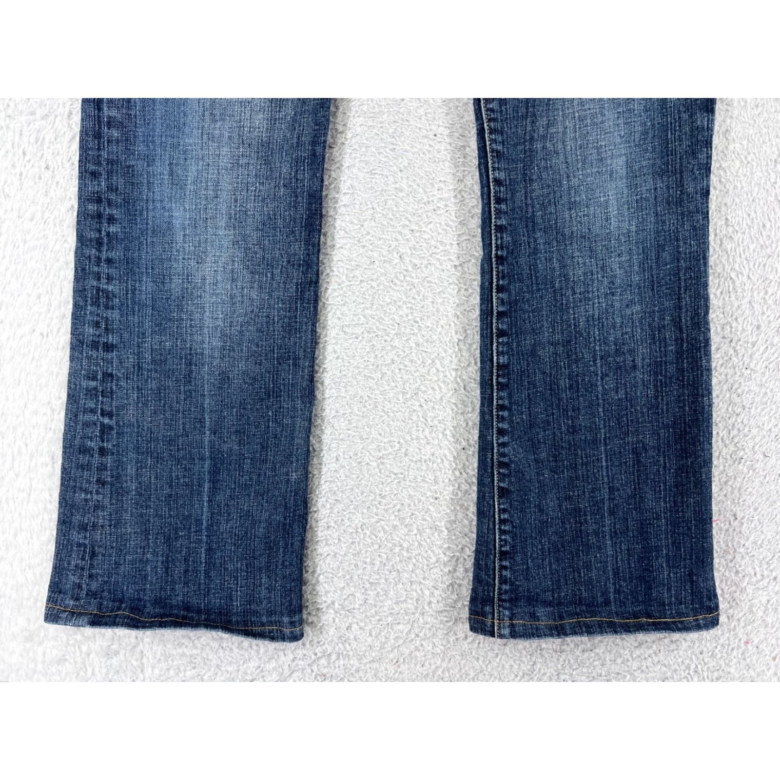 Denime SaltWorks Jeans Women 30 Blue Denim Bootcut Low Rise SaltWorks 5-Pocket Denim Slim Moderate Stretch Blue 90s Cowboy Theme Womens Size 30" / US 8 / IT 44 - 5 Thumbnail