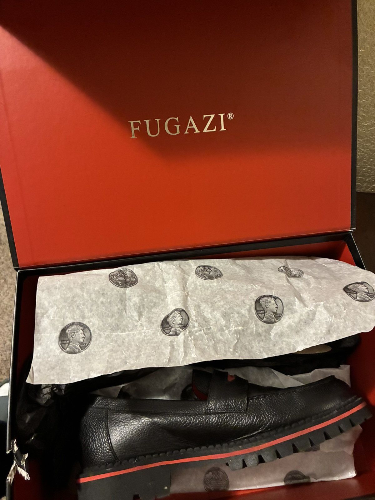 Fugazi Fugazi Black Leather Loafers Size US 10 / EU 43 - 4 Thumbnail