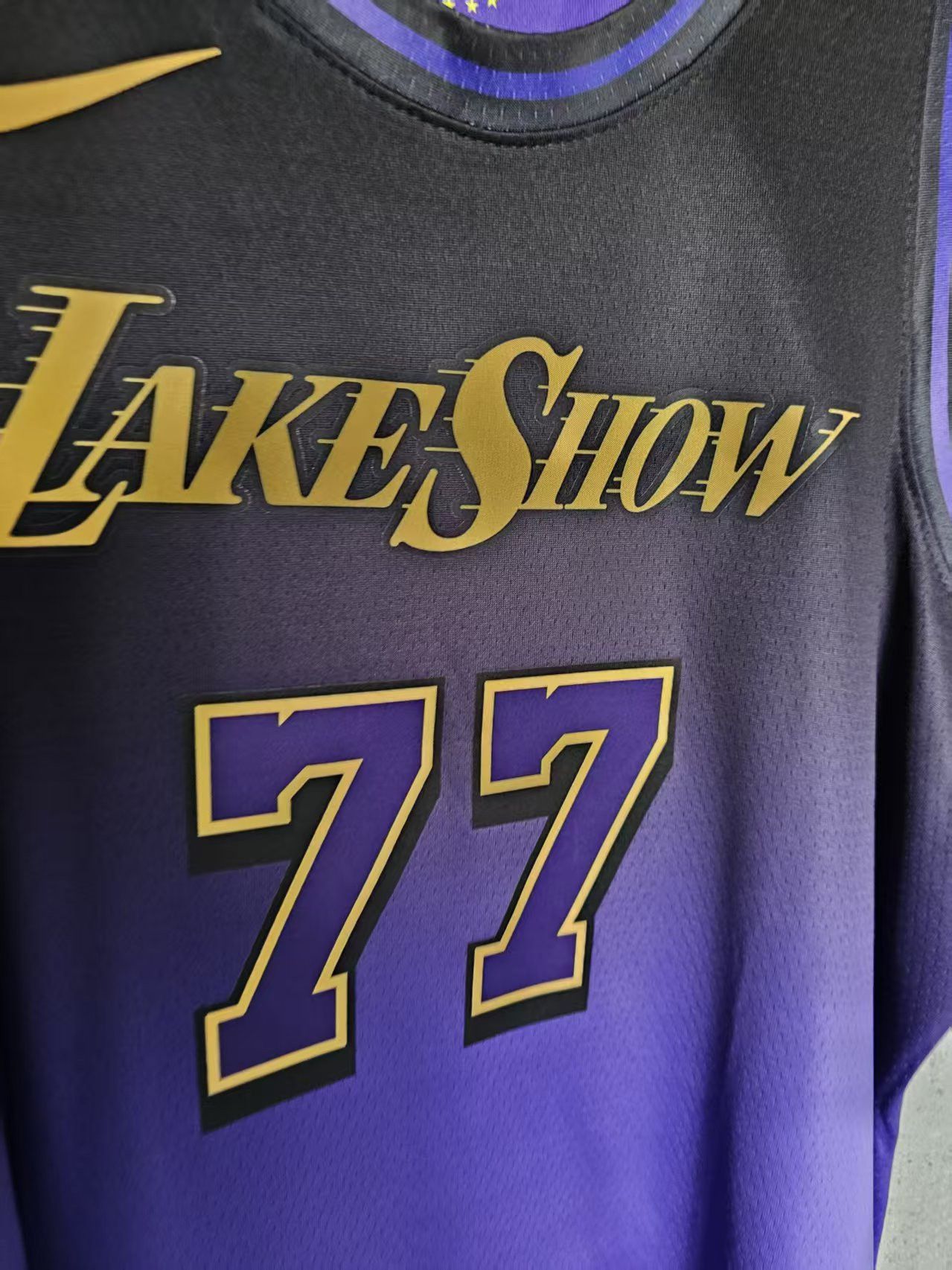 NBA Los Angeles Lakers #77 Luka Dončić Jersey Purple Small Size US S / EU 44-46 / 1 - 3 Thumbnail