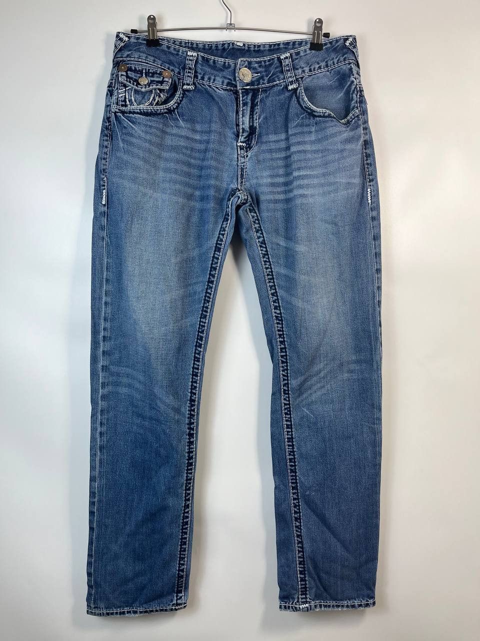 True Religion VINTAGE USA TRUE RELIGION SUPER JEANS STRAIGHT DENIM SIZE 36 Size US 36 / EU 52 - 1 Thumbnail