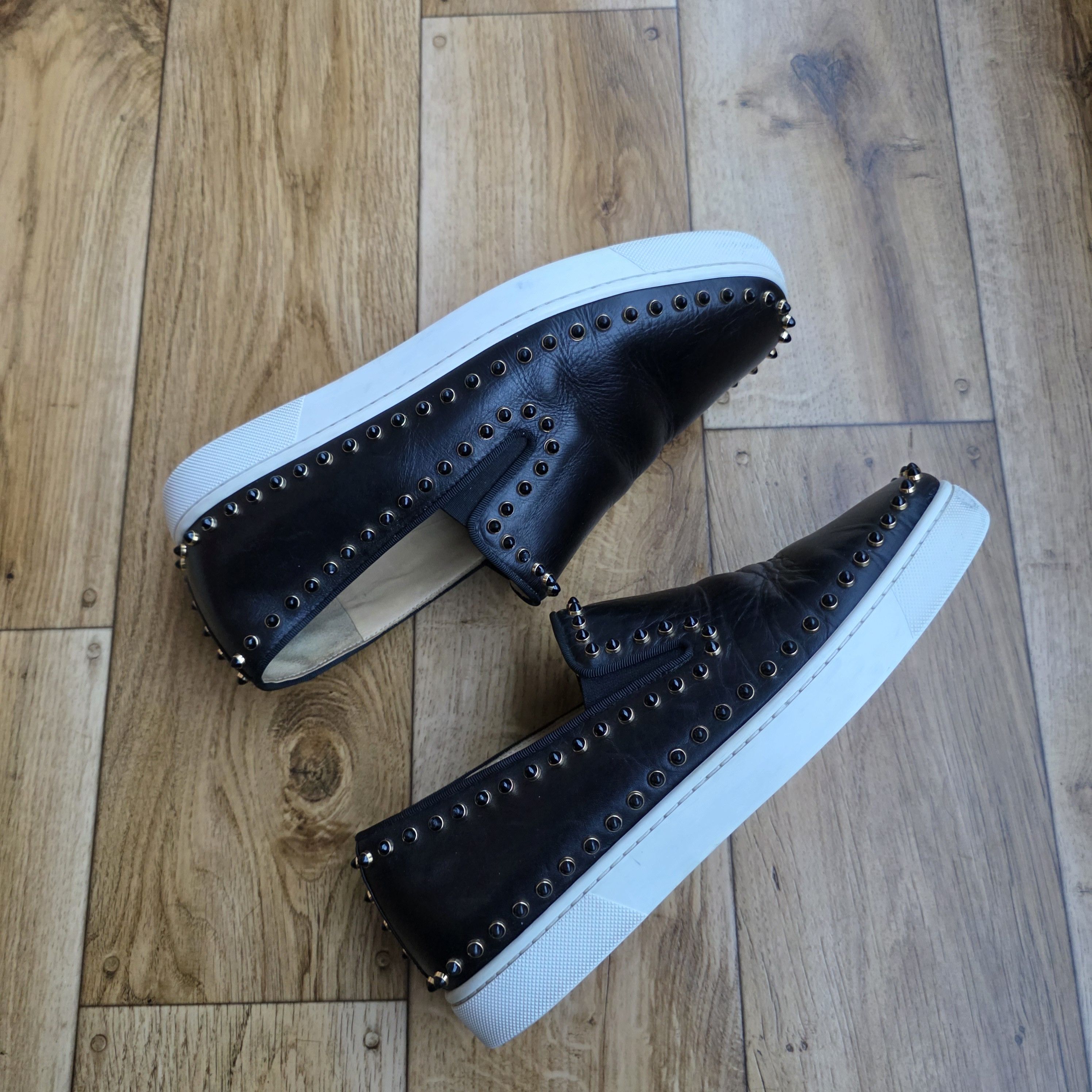 Christian Louboutin CHRISTIAN LOUBOUTIN BOAT STUDDED SNEAKERS Size US 9.5 / EU 42-43 - 14 Thumbnail
