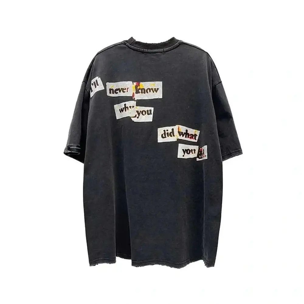 Other Sa Print Oversized Black Tee T-shirt Size US L / EU 52-54 / 3 - 2 Thumbnail