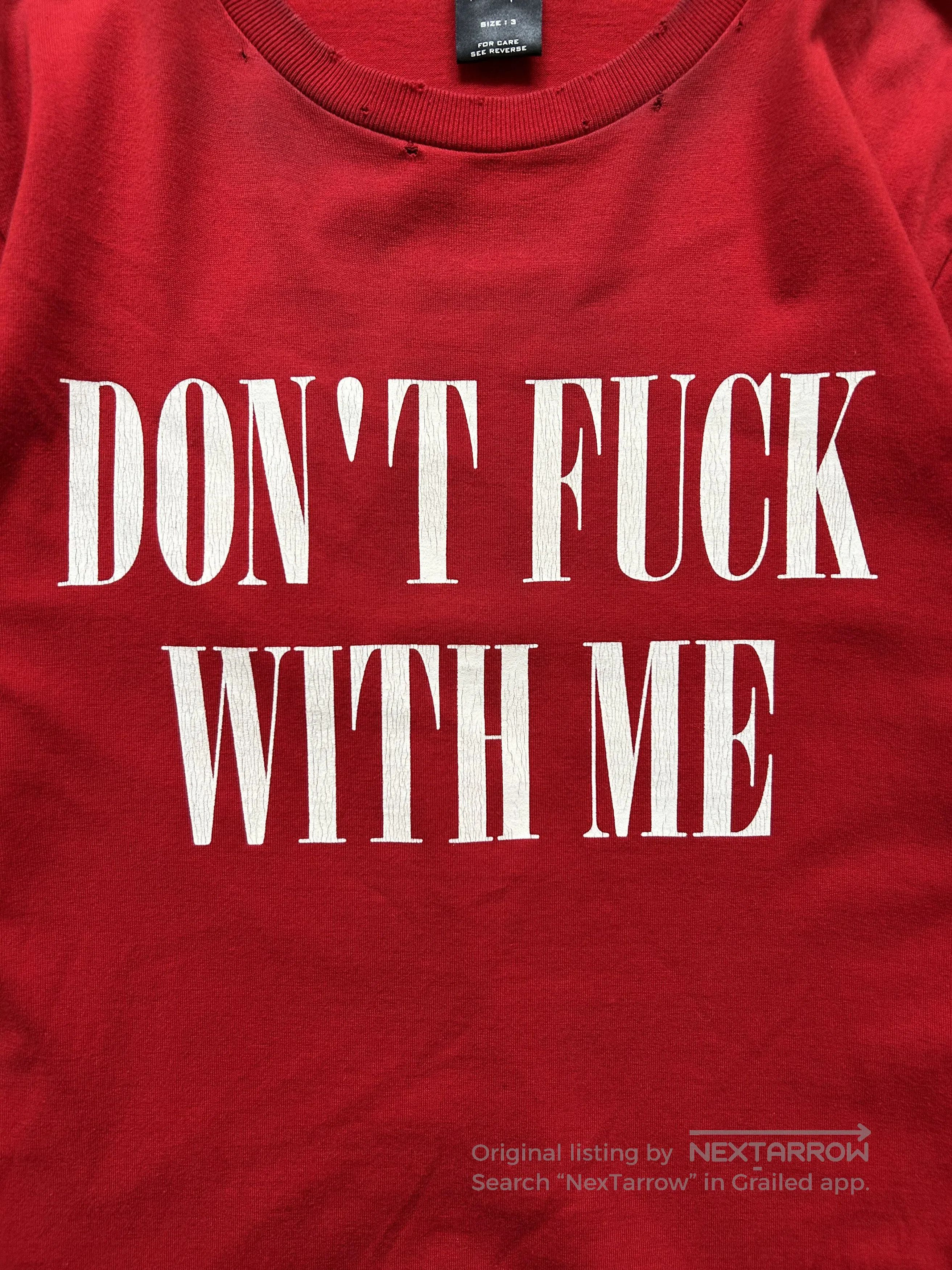 DEN IM by SIKI IM Number (N)ine 06ss Slogan Tee. Size US L / EU 52-54 / 3 - 3 Thumbnail