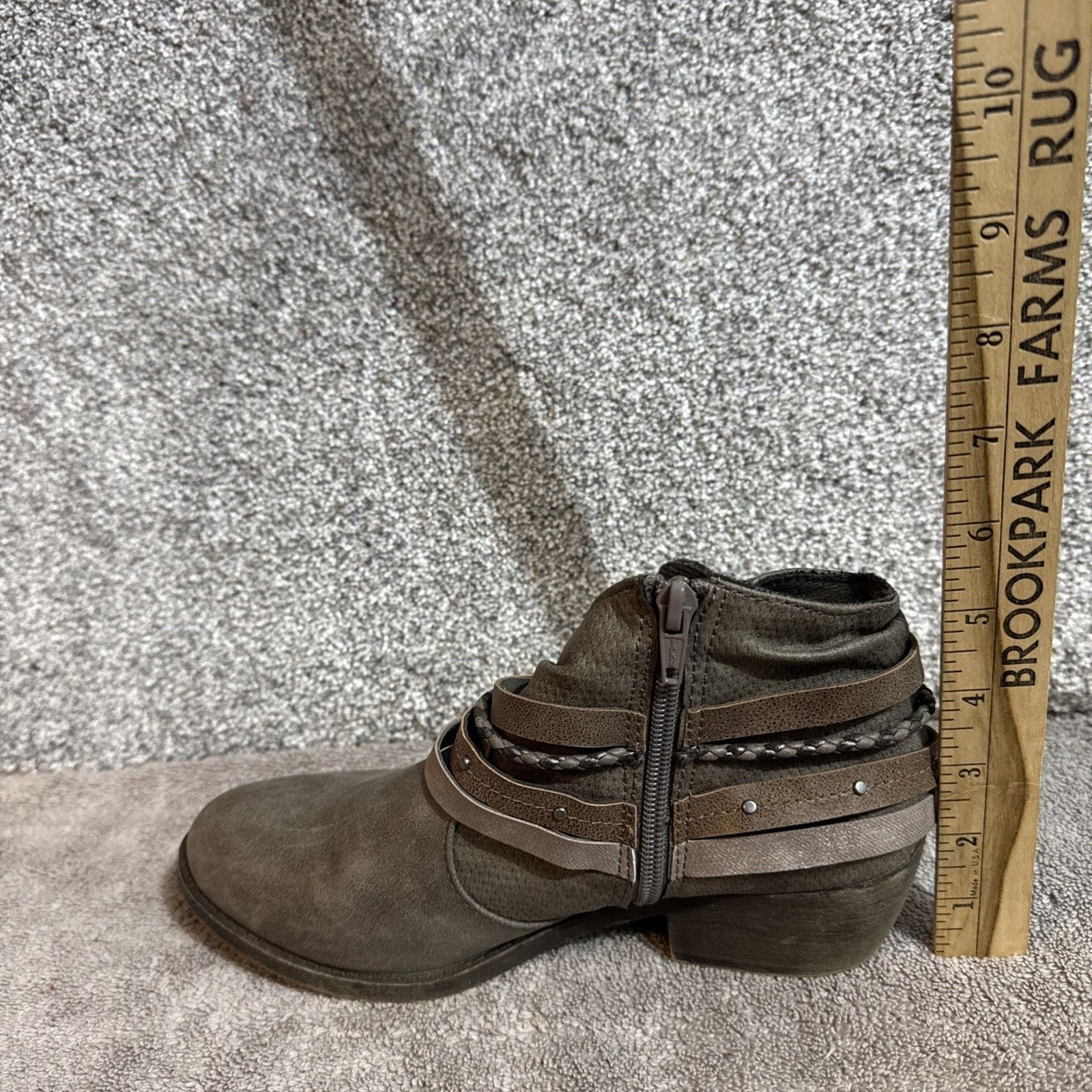 Other Retro Y2K SO Ankle Boots Womens 8 Boho Biker Faux Leather Size US 8 / IT 38 - 11 Thumbnail