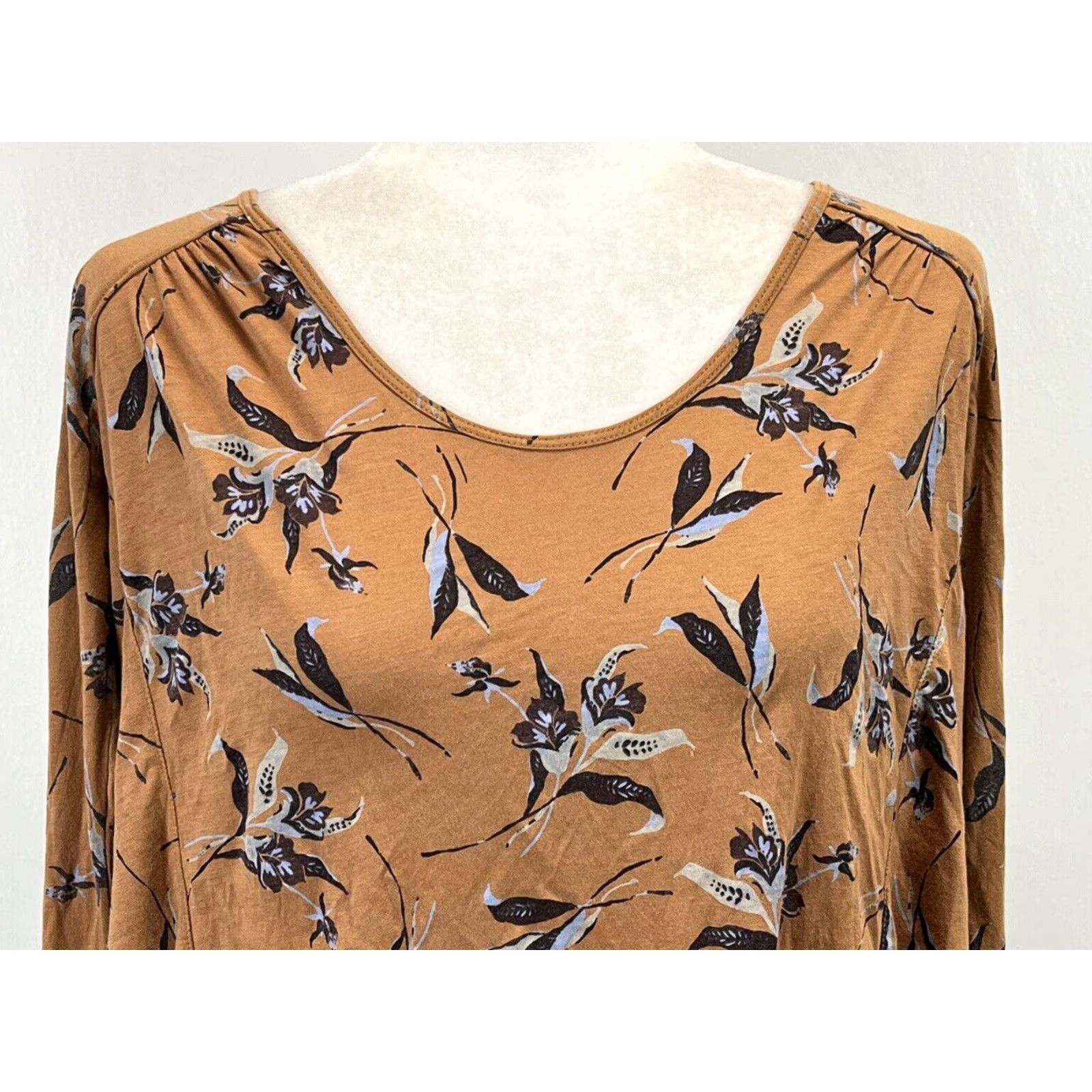 Free People Free People Floral Open Back Blouse Long Sleeve Small Multicolor Size S / US 4 / IT 40 - 5 Thumbnail