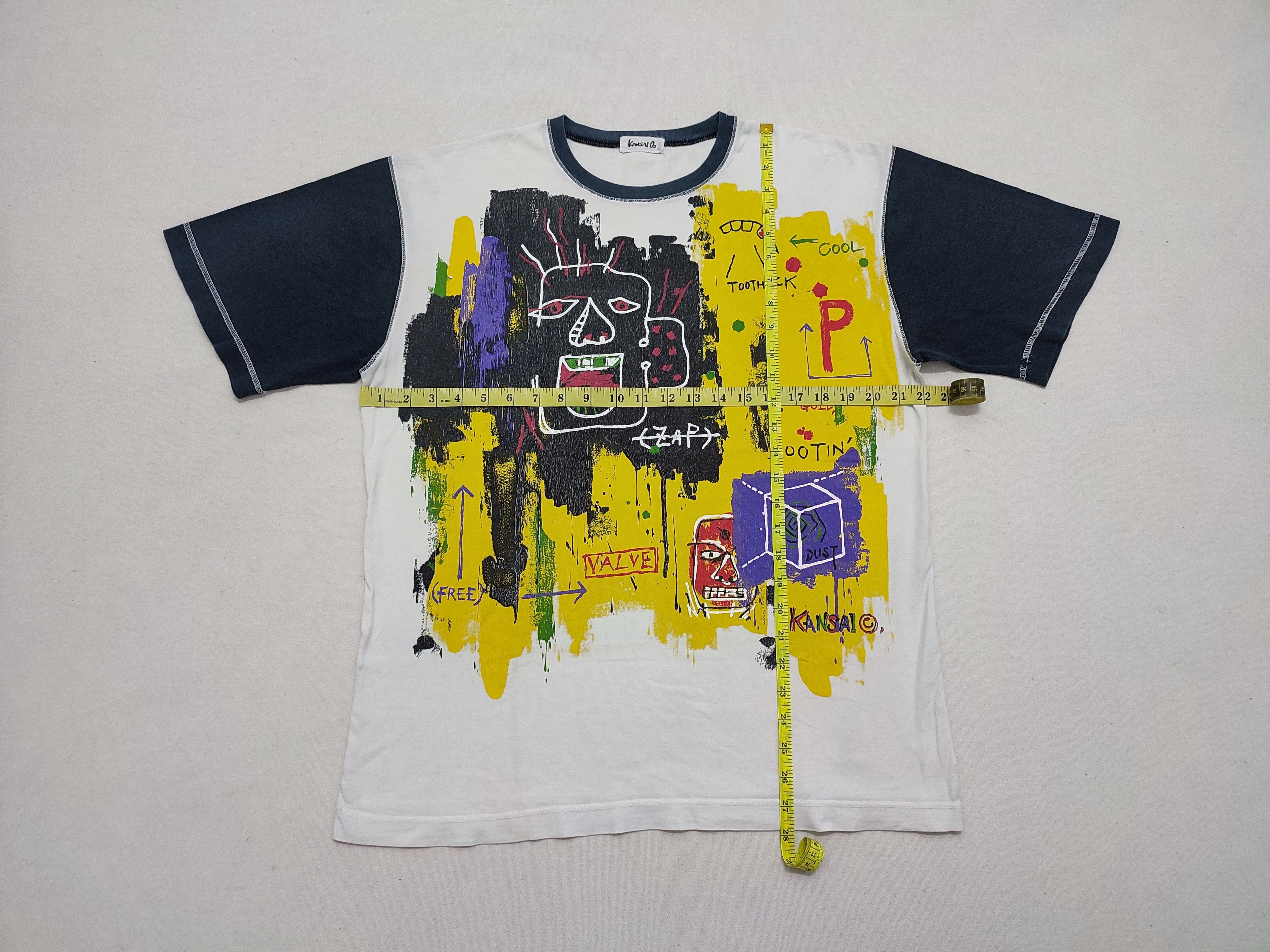 Jean-Michel Basquiat × Kansai Yamamoto Rare Archive Kansai 02 x Jean-Michel Basquiat Pop Art Tee Size US L / EU 52-54 / 3 - 3 Thumbnail