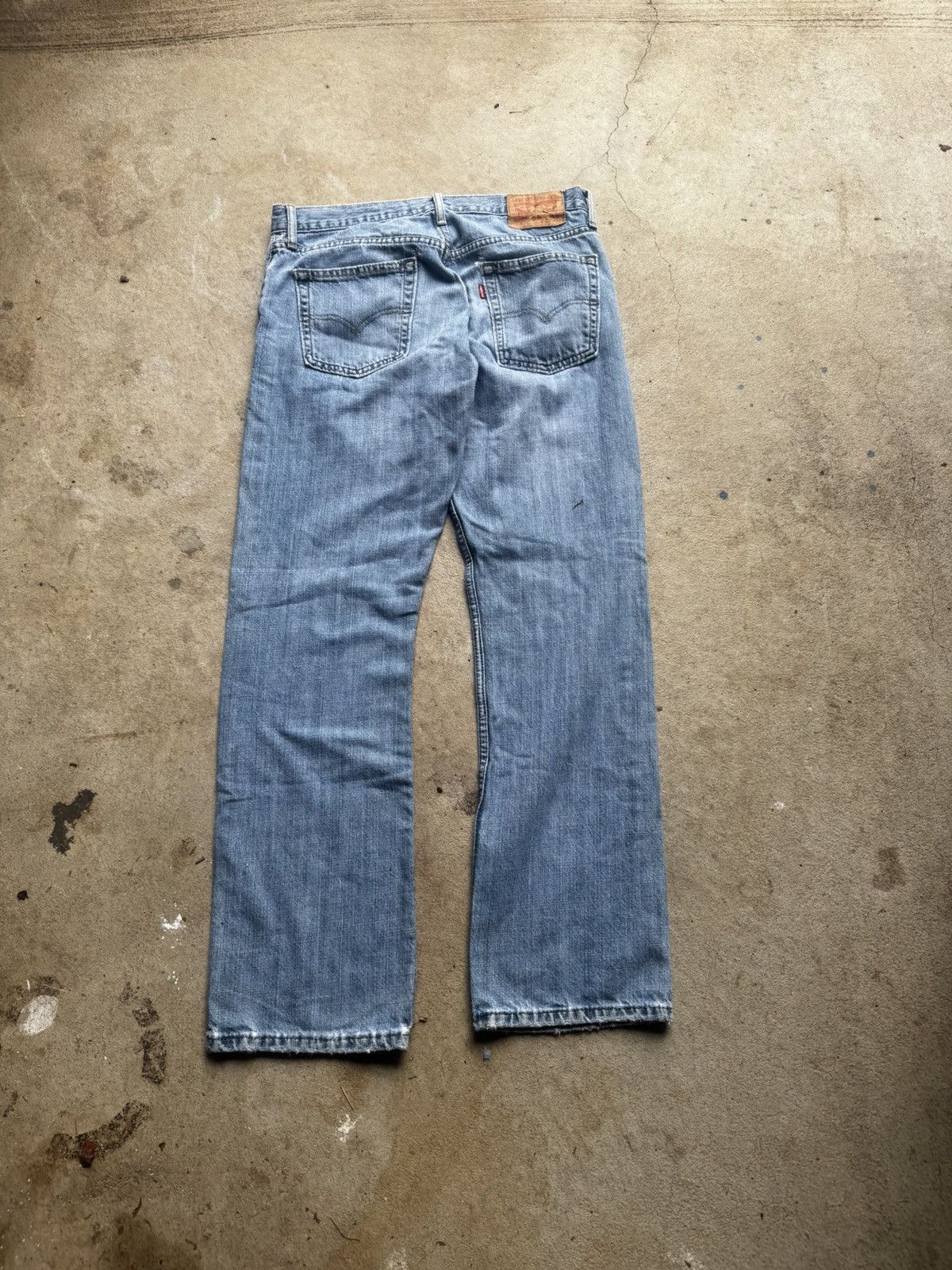 Levi's Vintage Clothing Distressed Levis 514 baby blue jeans. Size US 32 / EU 48 - 3 Thumbnail