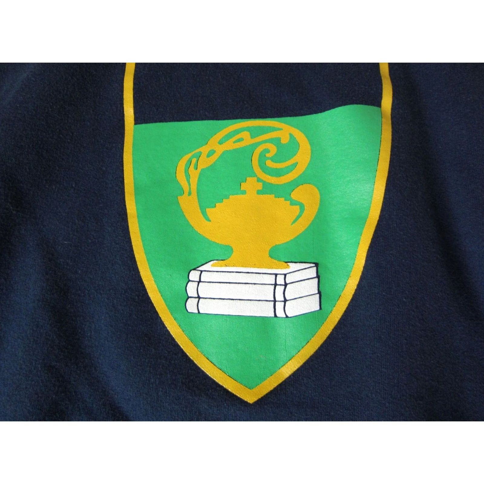 Hanes VINTAGE Hanes Sweatshirt Mens XL Blue St Johns Crest Casual Pullover Crew Neck Sweater Knit 90s All Seasons Size US XL / EU 56 / 4 - 3 Thumbnail