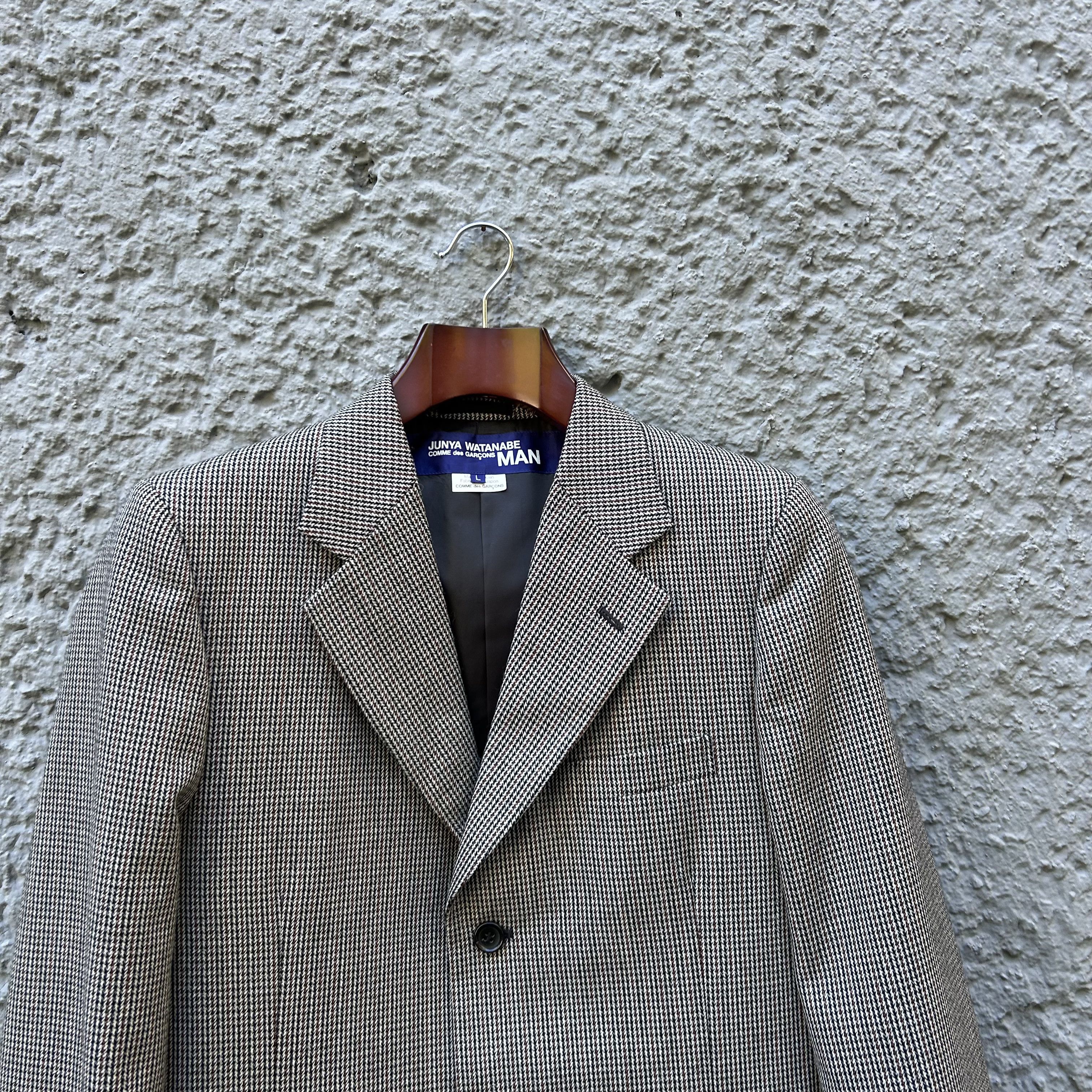 Junya Watanabe CDG Junya Watanabe Houndstooth Overcoat Coat Jacket F/W04 Size US M / EU 48-50 / 2 - 4 Thumbnail