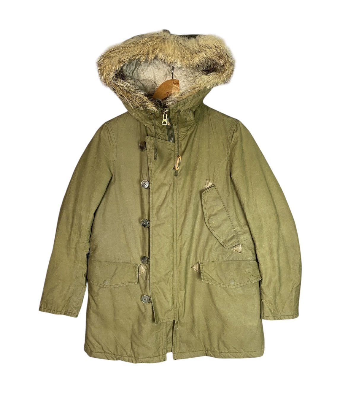 Japanese Brand Vintage The British Millerain Fabric Fur Parka Jacket Size US M / EU 48-50 / 2 - 1 Thumbnail