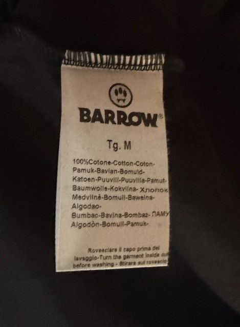 Barrow T-shirt Barrow Blak Unisex New - M Size US M / EU 48-50 / 2 - 8 Thumbnail