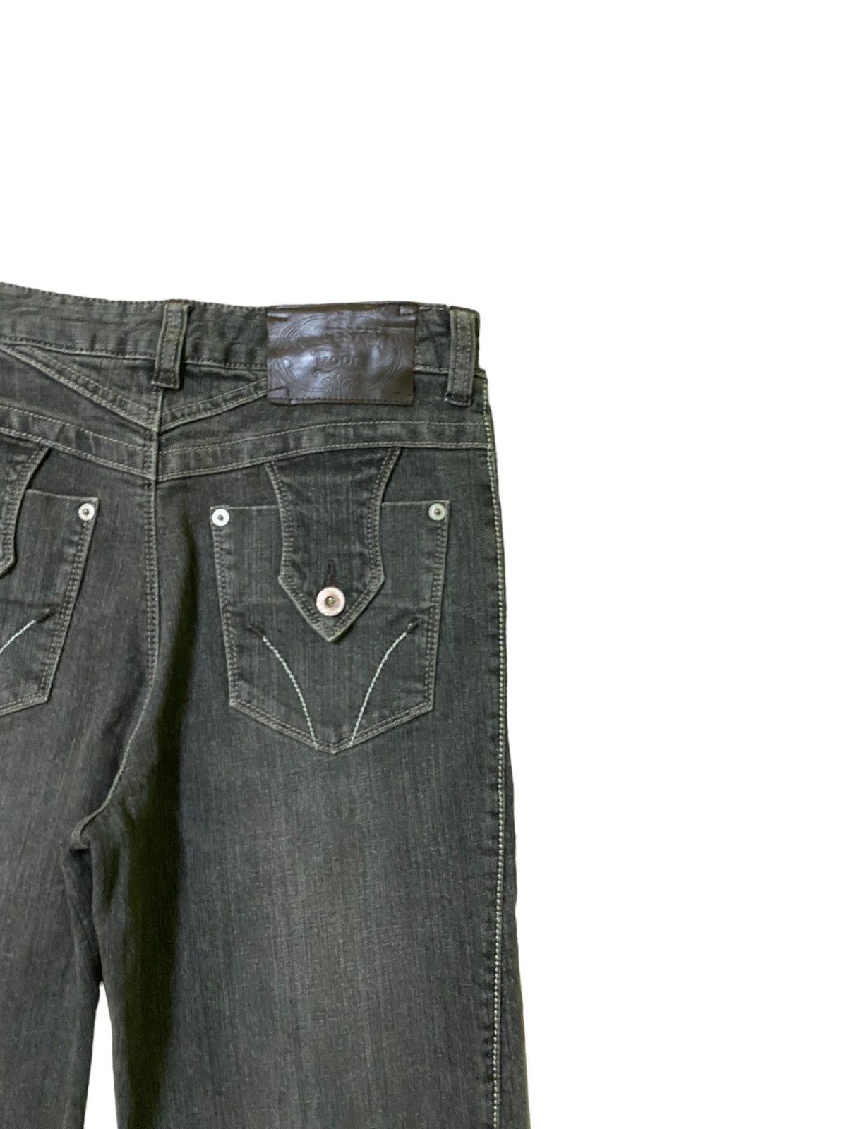 If Six Was Nine × Japanese Brand × Vintage Flared Comme Ci Comme Ca Bootcut Denim Jeans Size US 27 - 13 Thumbnail
