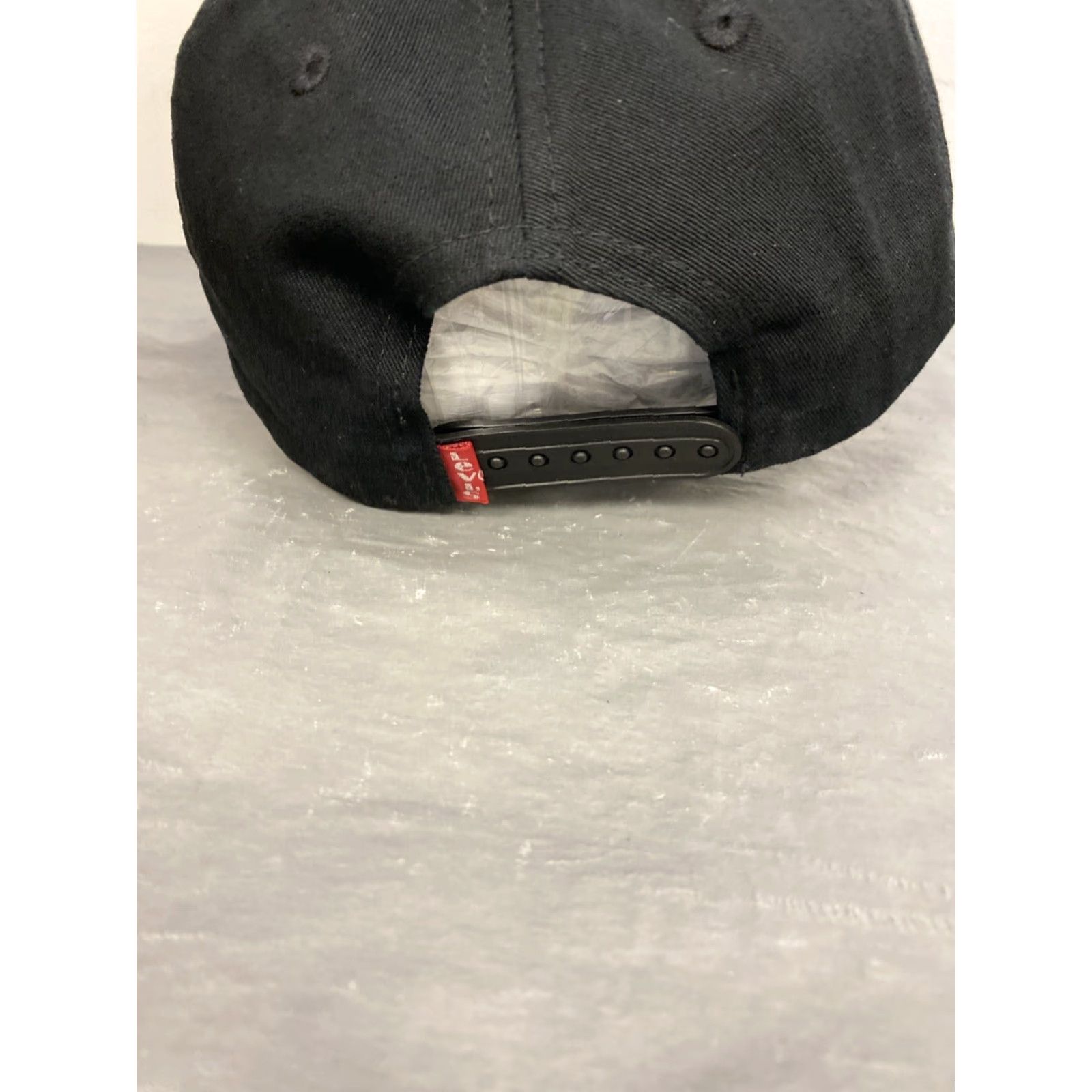 Levi's Levi's Batwing Logo Baseball Cap Hat Men One Size Black Cotton Casual Snapback Size ONE SIZE - 5 Thumbnail