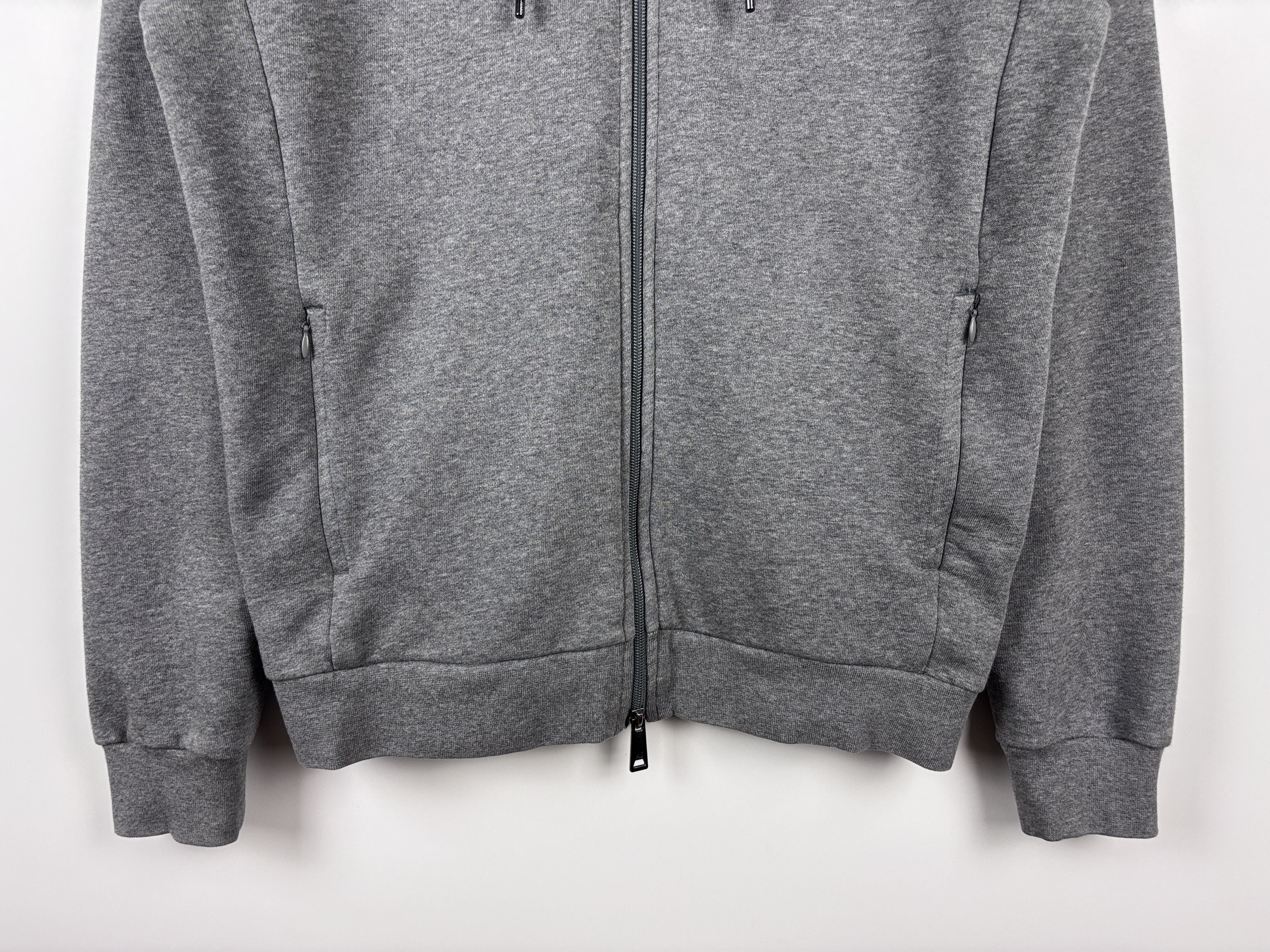 Armani Mens Armani Jeans Zip Hoodie Sweatshirt Gray Size S Size US S / EU 44-46 / 1 - 3 Thumbnail