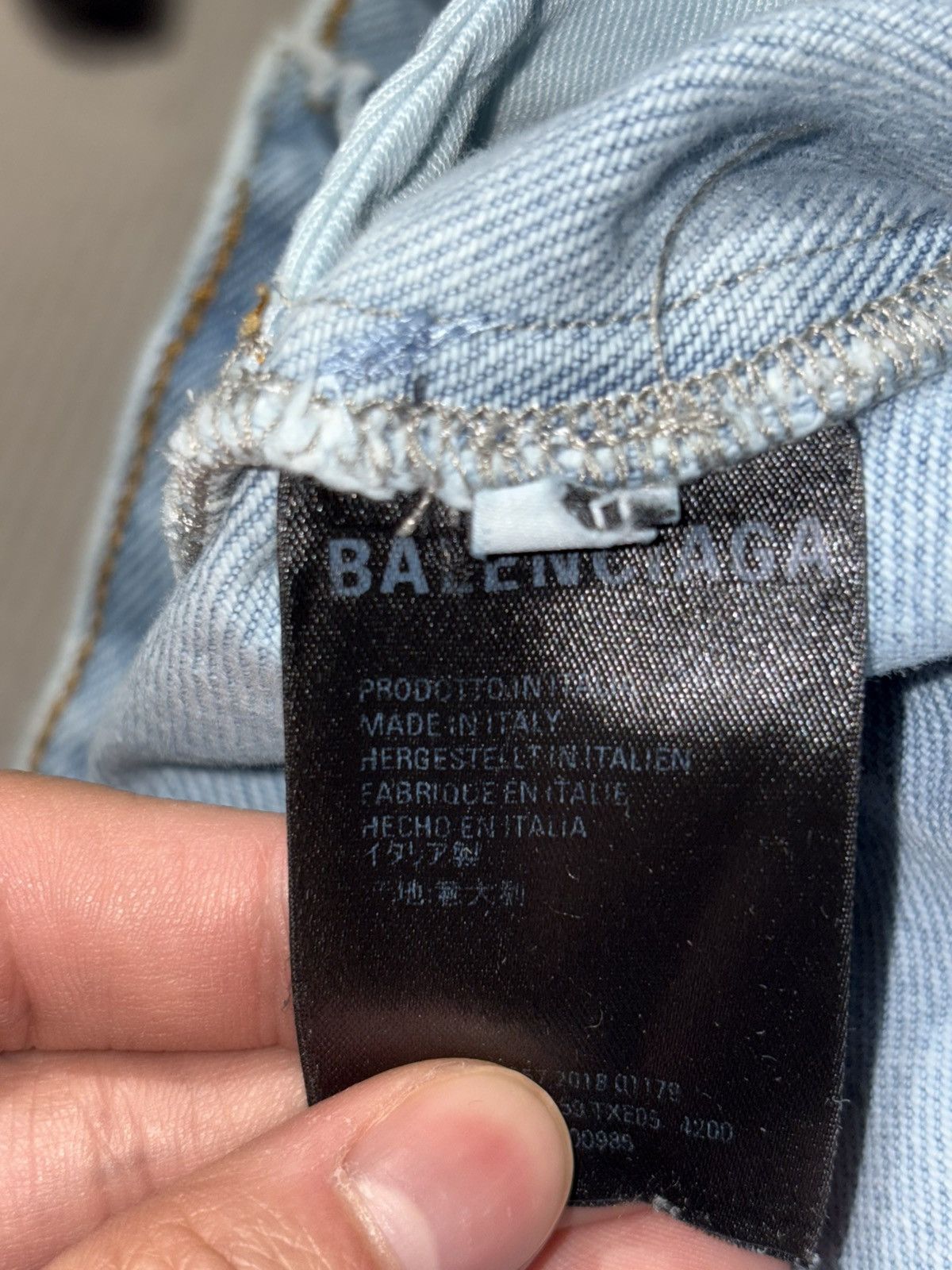 Balenciaga Balenciaga Demna Flare Bootcut Jeans Washed Denim distressed Size US 30 / EU 46 - 9 Thumbnail