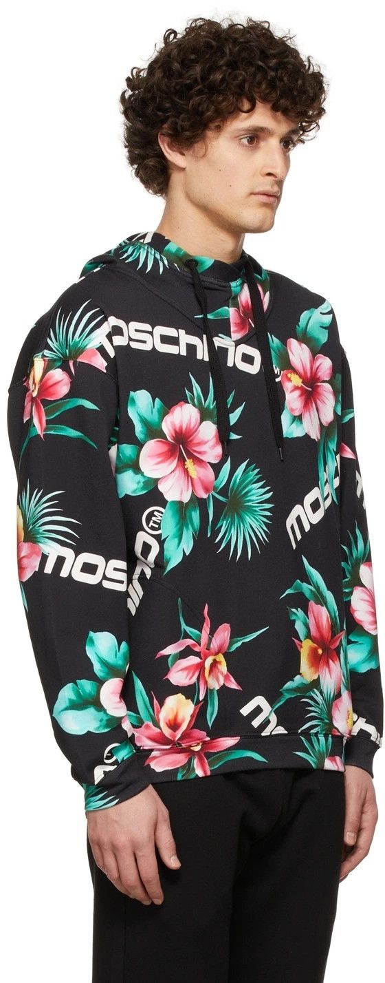 Moschino o1y0225 Logo Hoodie in Multicolor Size US M / EU 48-50 / 2 - 2 Thumbnail