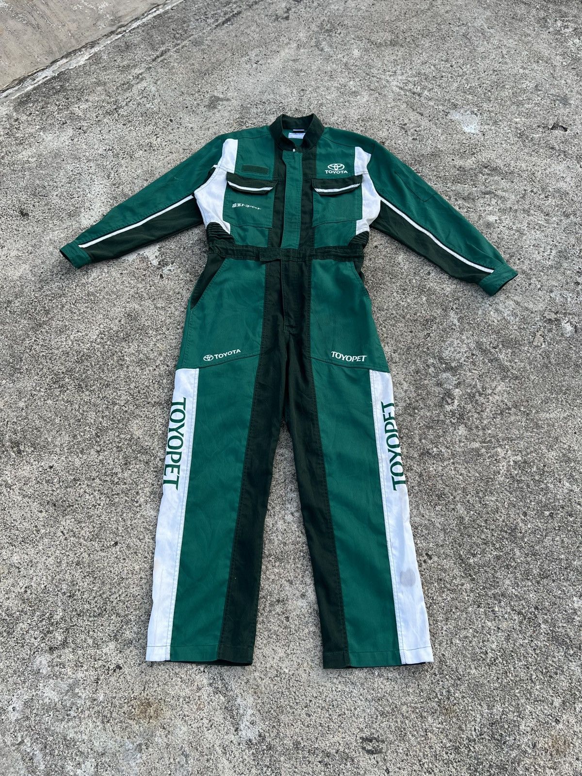 Japanese Brand Vintage Toyota Toyopet Workwear Overalls (No.2) Size US 34 / EU 50 - 2 Thumbnail