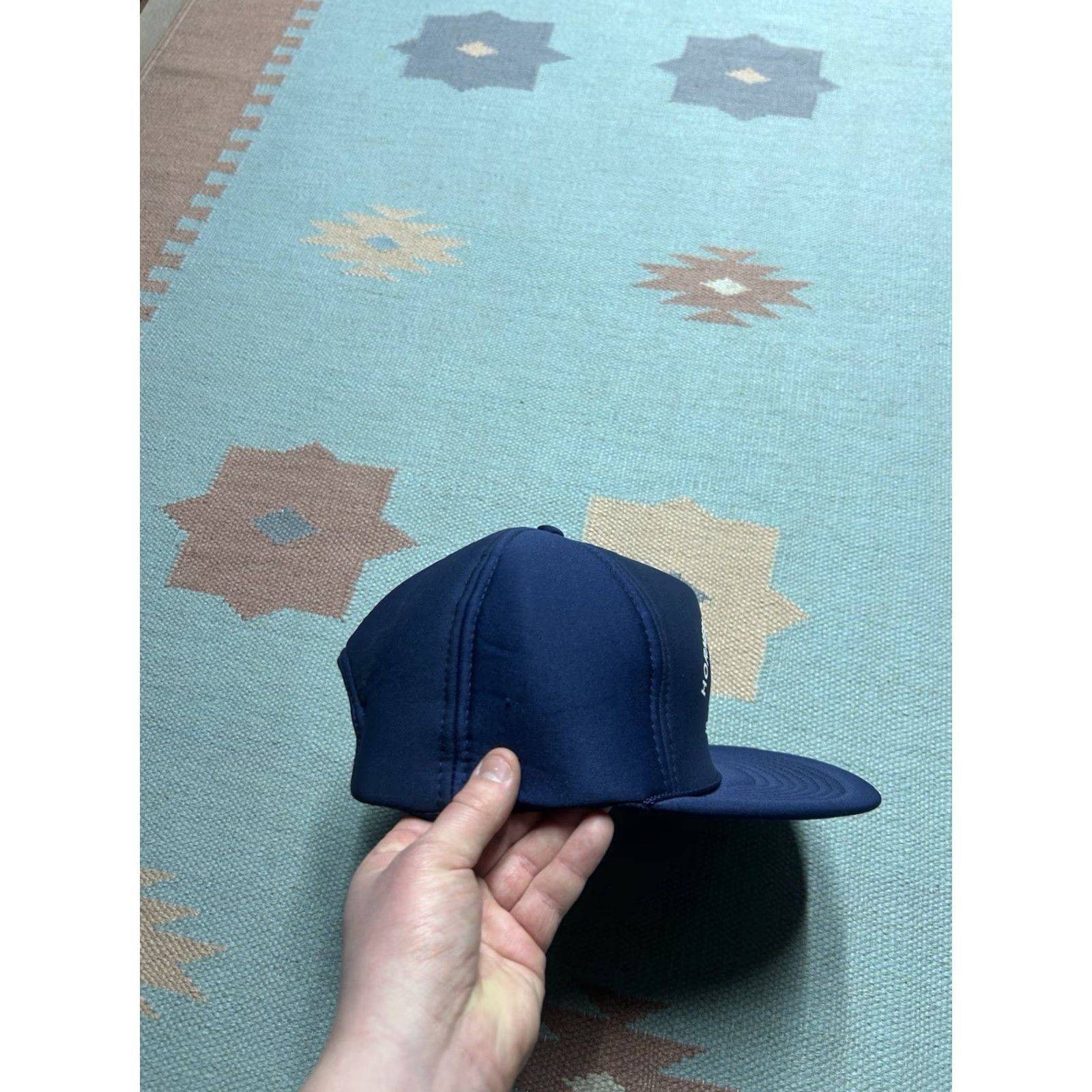 Equipment VINTAGE SnapBack Hat Cap Horner Equipment Co Saginaw Michigan blue HEC Adjustable Foam Men Cap/Hat Size ONE SIZE - 8 Thumbnail