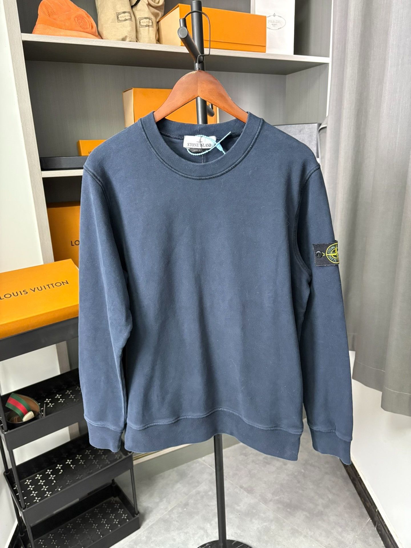 Stone Island Stone Island Blue Hoodie L Men Size US L / EU 52-54 / 3 - 1 Thumbnail