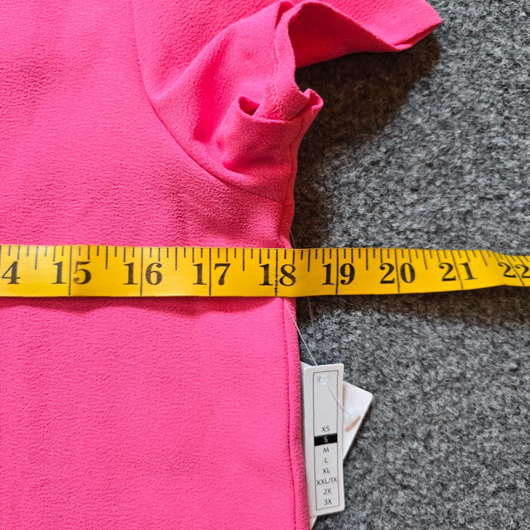 Pinko Chelsea 28 Dress Womens Size Small Pink Shift Short Sleeve Minimalist Capsule Dress Size 28" / US 6 / IT 42 - 5 Thumbnail