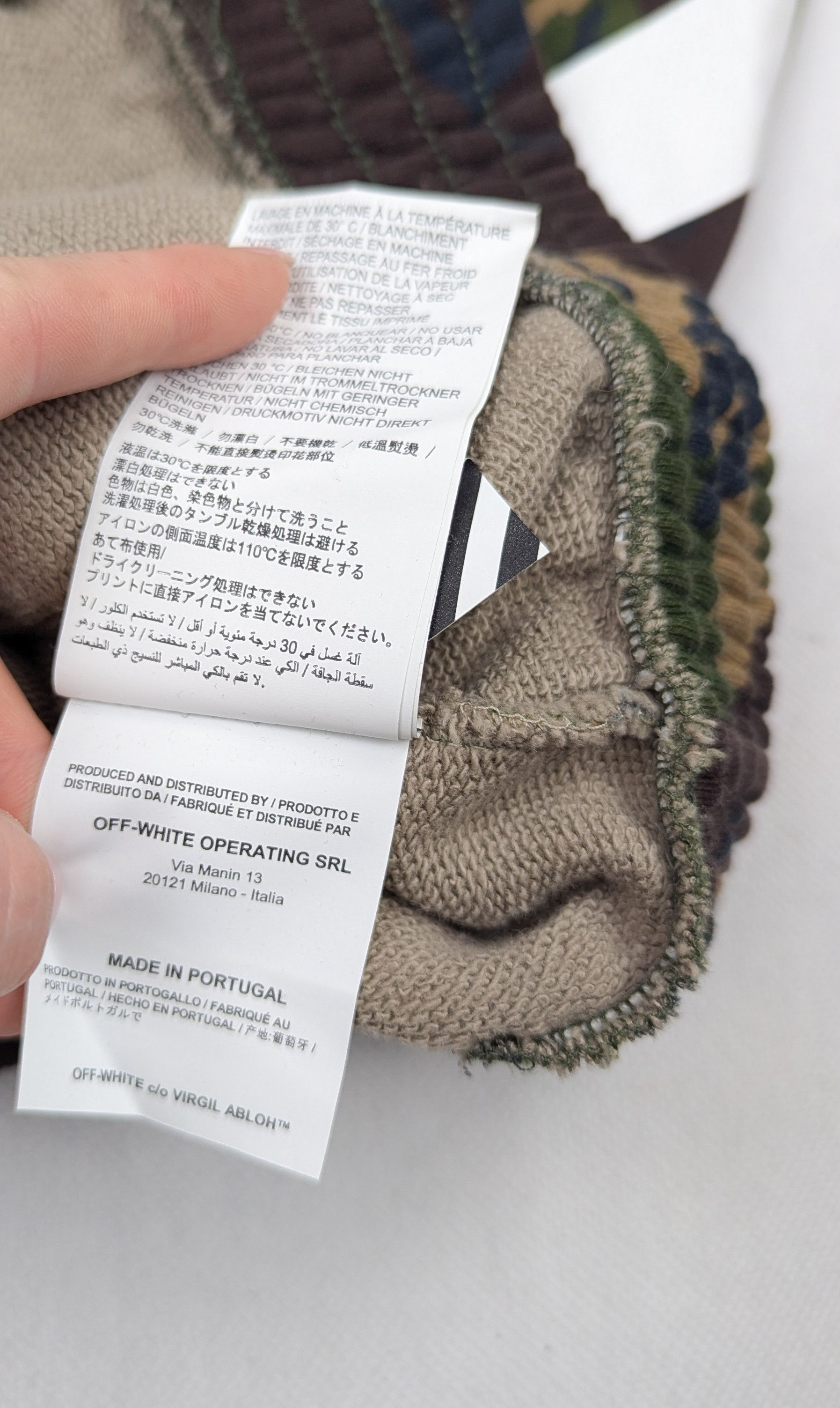 Off-White Off-White camo zip hoodie S Size US S / EU 44-46 / 1 - 12 Thumbnail