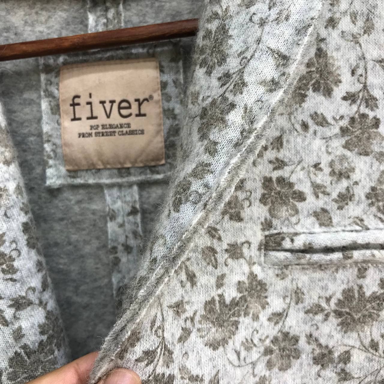 Italia Independent VINTAGE ITALIAN DESIGNER FIVER FLORAL MINIMALIST JACKET Size US M / EU 48-50 / 2 - 10 Thumbnail