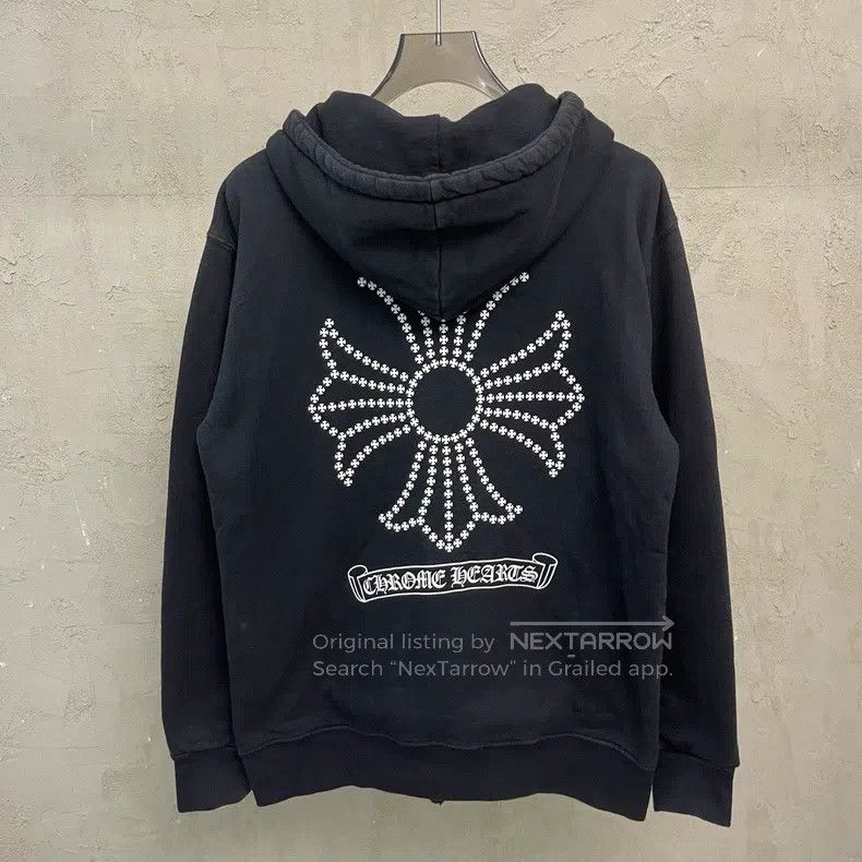 Chrome Hearts CHROME HEARTS Size M Black cross scroll silver button zippe Size US M / EU 48-50 / 2 - 2 Thumbnail