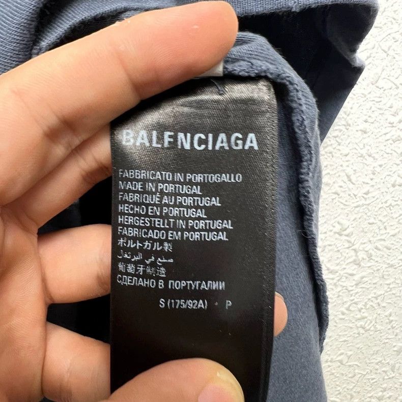 Balenciaga Balenciaga Back bleed double B print splashed water-washed Size US S / EU 44-46 / 1 - 5 Thumbnail