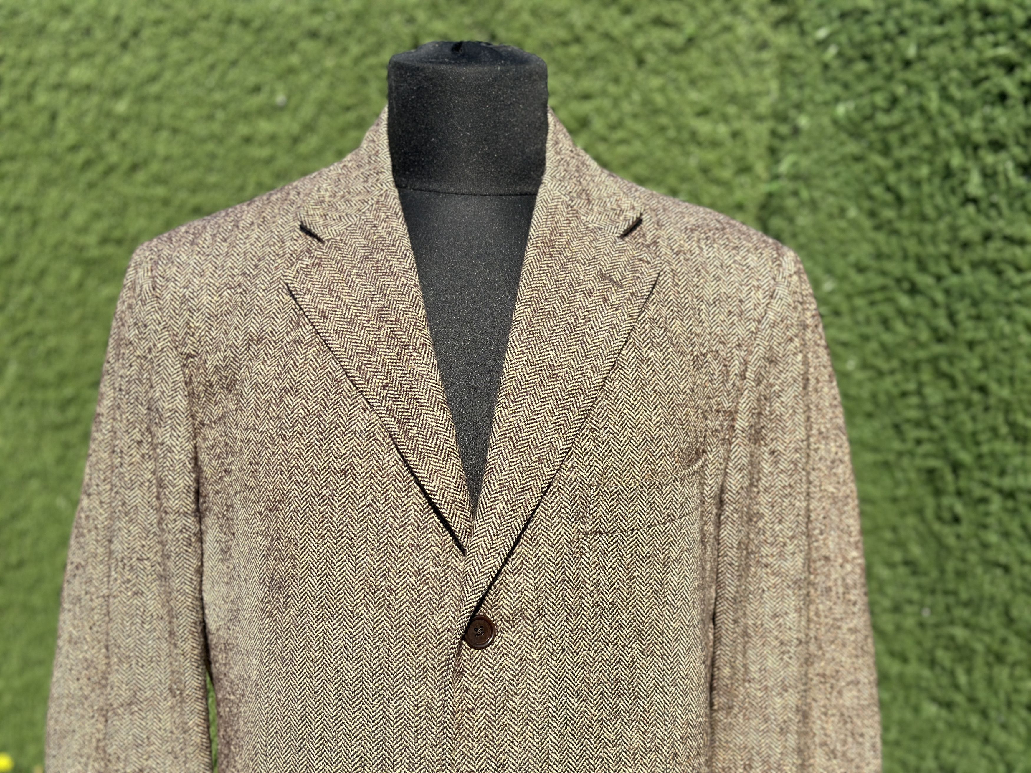 Burberry Burberry London Tweed Tux Suit Tuxedo Formal Jacket Size 52 Size 52R - 3 Thumbnail