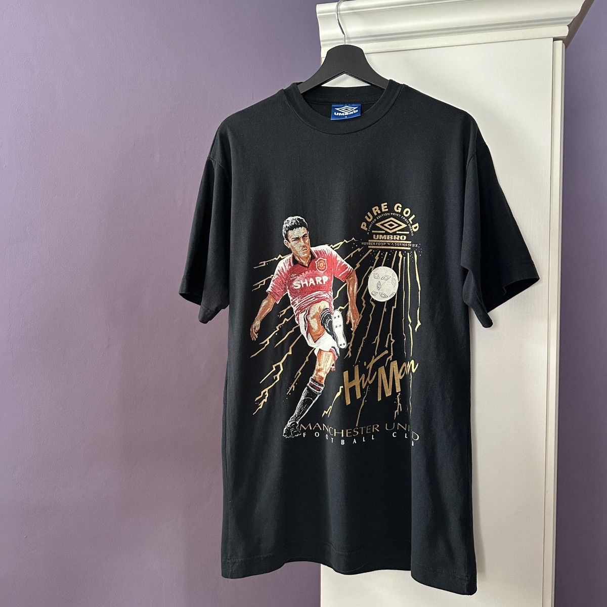 Umbro Manchester United 1994 #5 Sharpe Vintage T-Shirt Umbro Fans Size US M / EU 48-50 / 2 - 1 Thumbnail