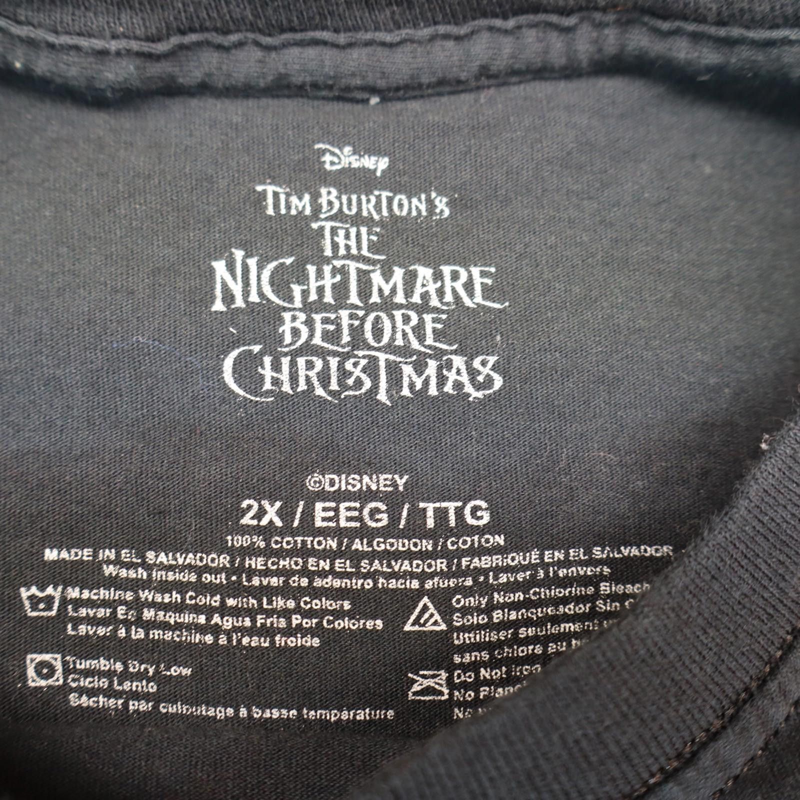 Disney Nightmare Before Christmas Shirt Men 2XL Everybody Scream Size US XXL / EU 58 / 5 - 4 Thumbnail