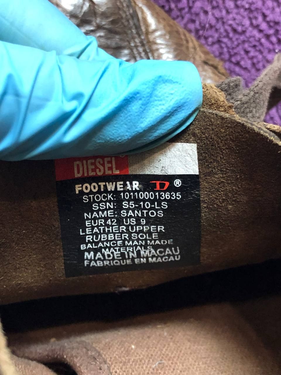 Diesel Diesel Trainers Brown Leather Wish Retro Vintage RARE SHOES Size US 9 / EU 42 - 2 Thumbnail
