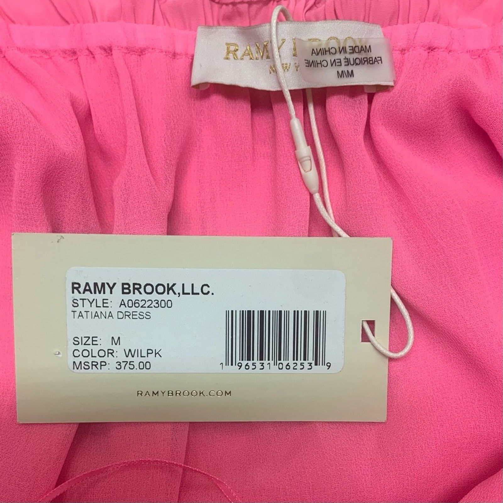 Ramy Brook Brand New Ramy Brook Tatiana Dress in Pink size M Size M / US 6-8 / IT 42-44 - 4 Thumbnail