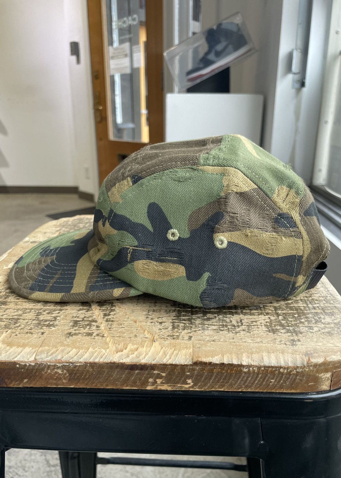 Supreme Supreme Jacquard Logos Denim Camp Cap Size ONE SIZE - 4 Thumbnail
