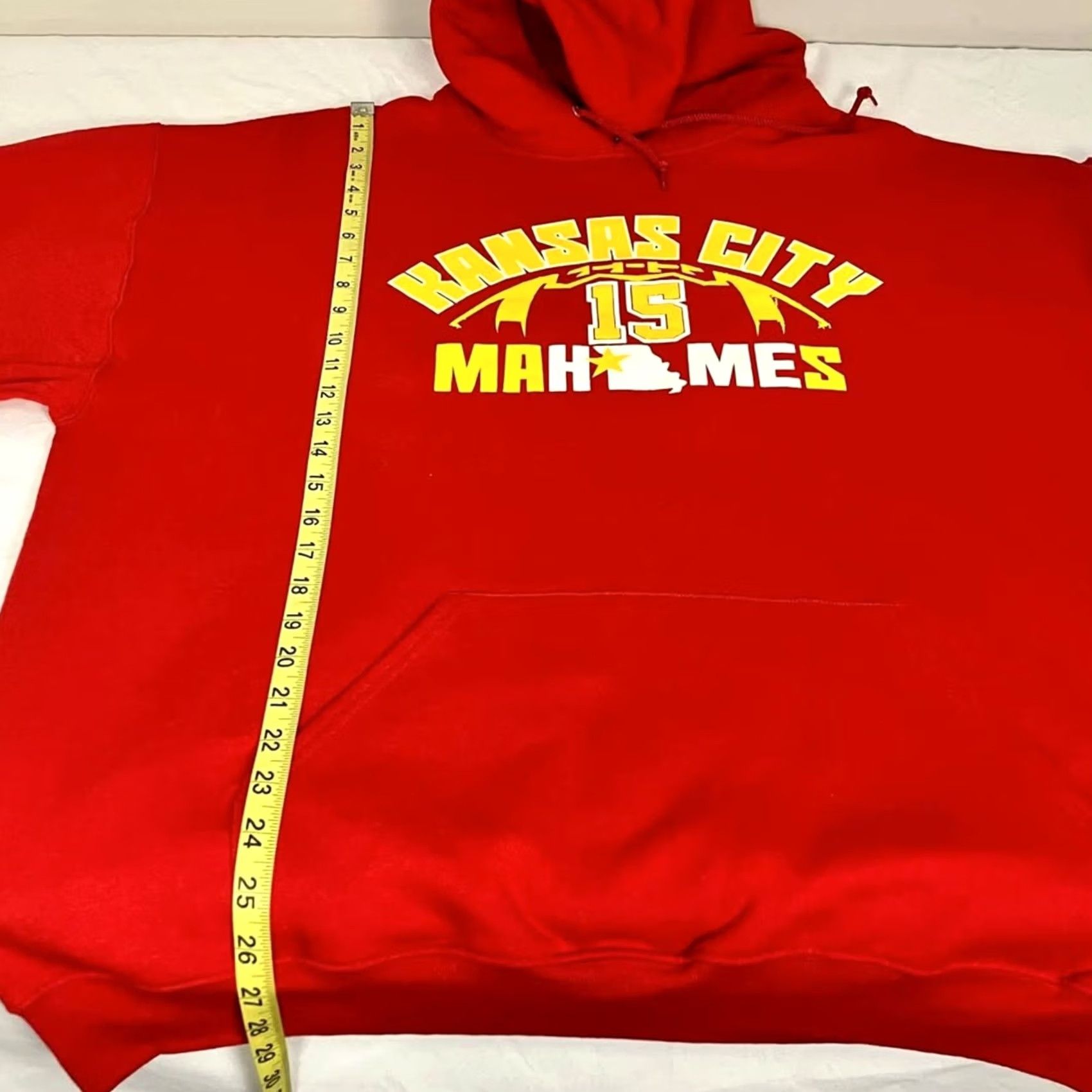 Jerzees KANSAS CITY CHIEFS Patrick Mahomes “15” Is Ma-Home Hoodie Sweatshirt Red Size XL Size US XL / EU 56 / 4 - 6 Thumbnail