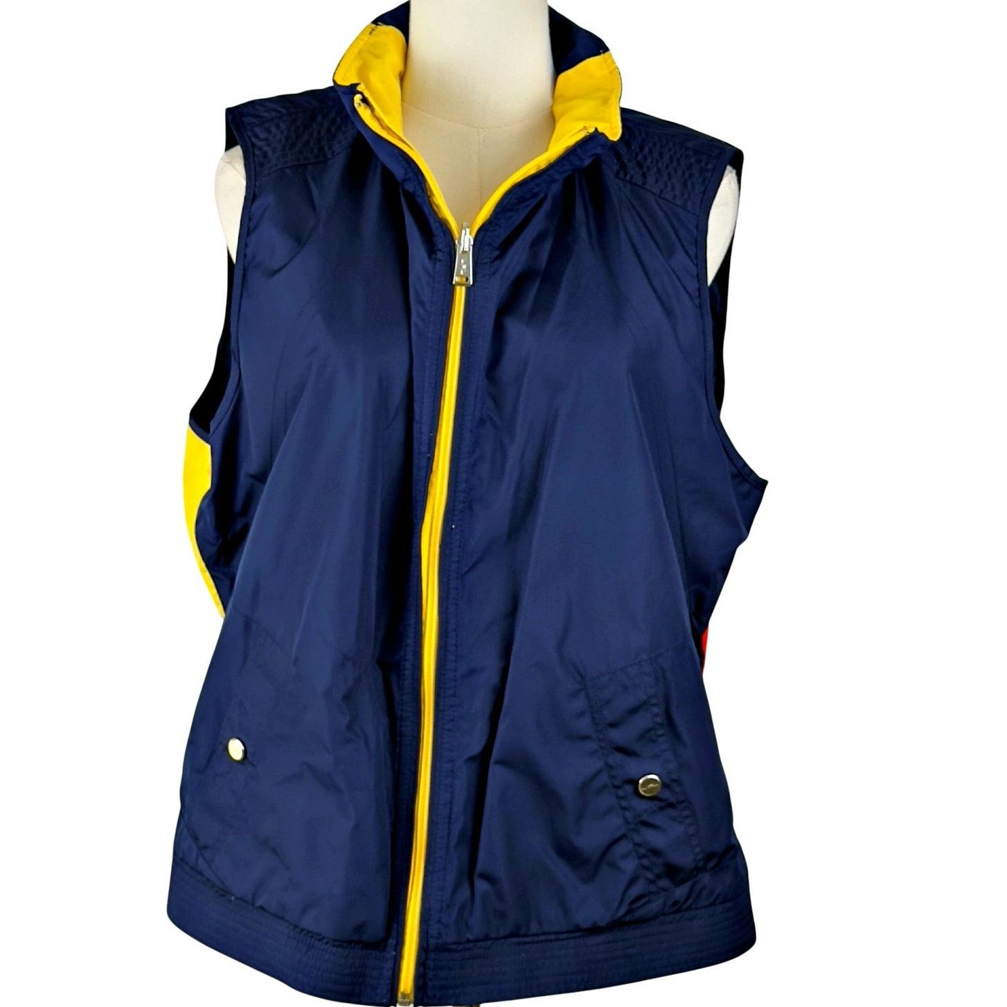 Lauren Ralph Lauren Lauren Ralph Lauren Flag Colorblock Nautical Reversible Vest Size XL / US 12-14 / IT 48-50 - 2 Thumbnail