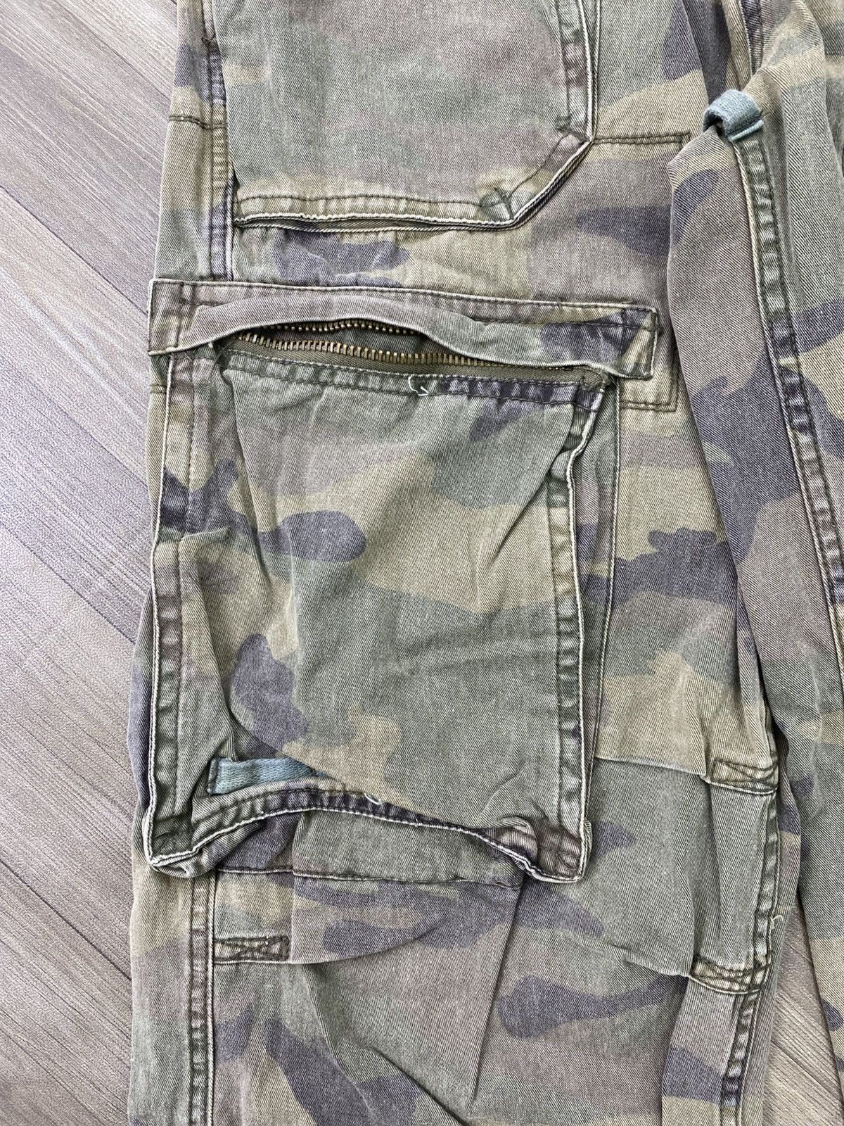 Abercrombie & Fitch Vintage Abercrombie & Fitch Bondage Camo Military Cargo Y2K Size US 34 / EU 50 - 7 Thumbnail