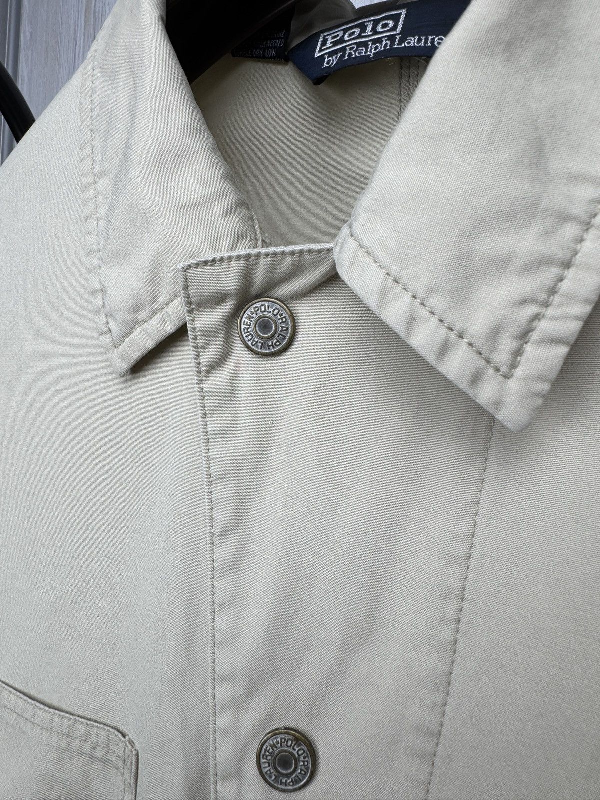 Polo Ralph Lauren Polo Ralph Lauren vintage beige flare sleeves button jacket Size US L / EU 52-54 / 3 - 8 Thumbnail