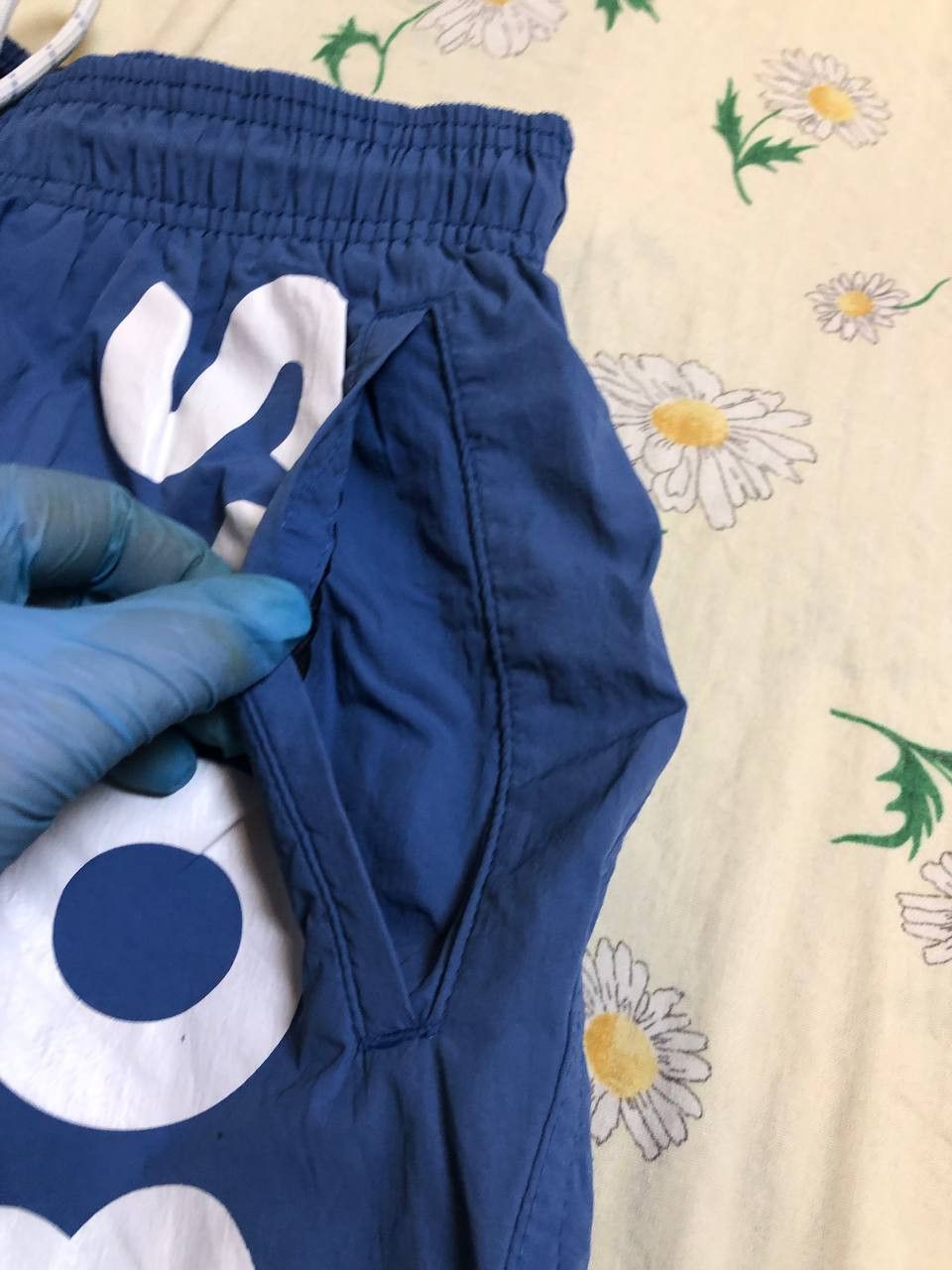 Hugo Boss Men's HUGO BOSS Sea Blue Swim Trunks Swimsuit Logo Size US 28 / EU 44 - 9 Thumbnail