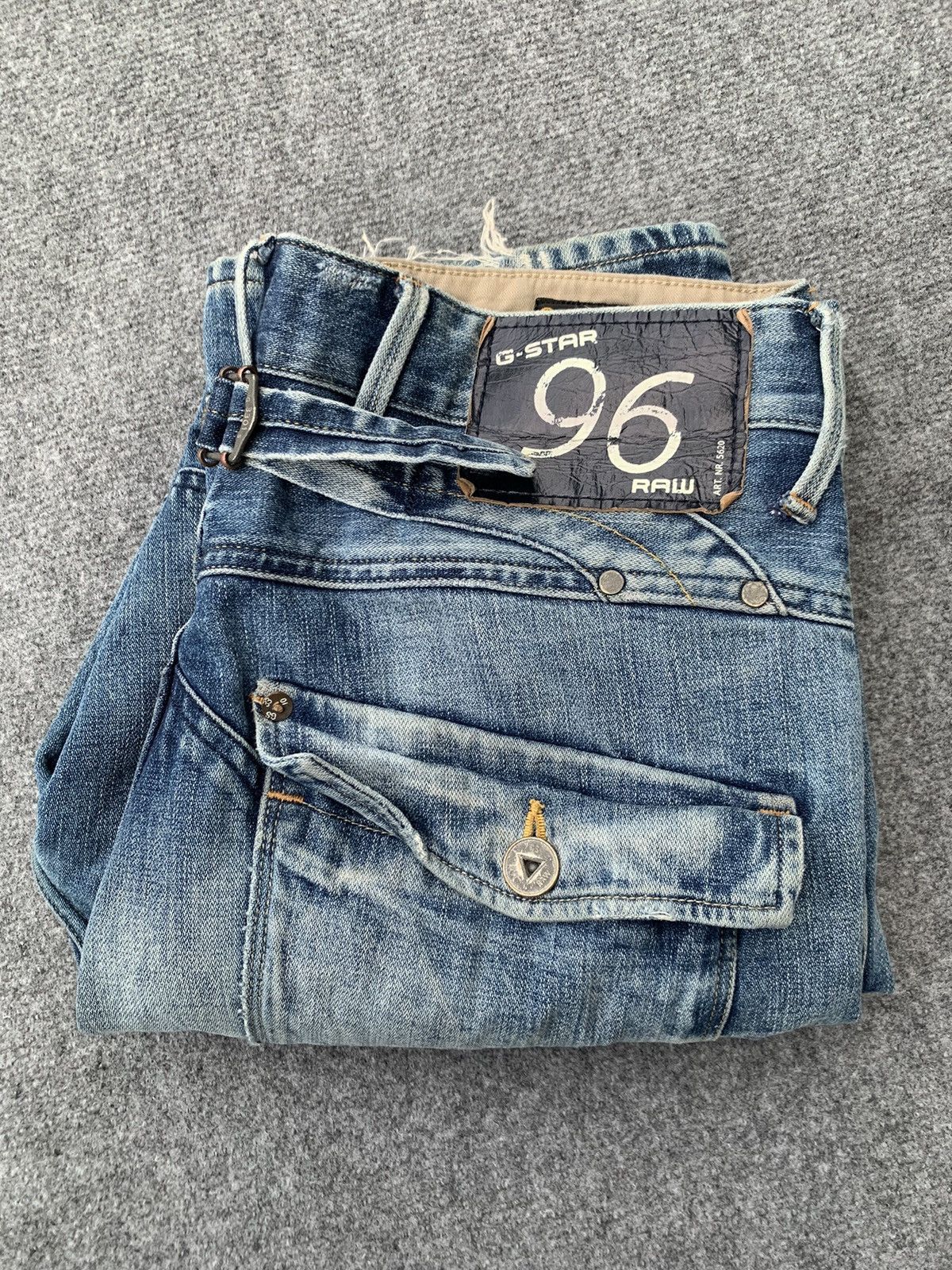 G-Star G-Star 96 Raw ride faded blue. Size US 33 - 15 Thumbnail