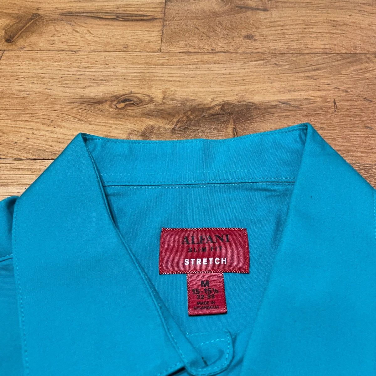 Alfani × Designer Alfani mens classic fashionable shirt slim size M New Size US M / EU 48-50 / 2 - 3 Thumbnail