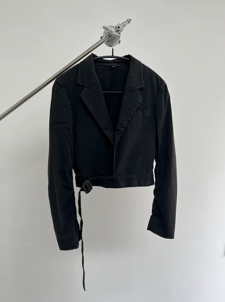 Helmut Lang HELMUT LANG Water-washed straps jacket Size S / US 4 / IT 40 - 1 Thumbnail