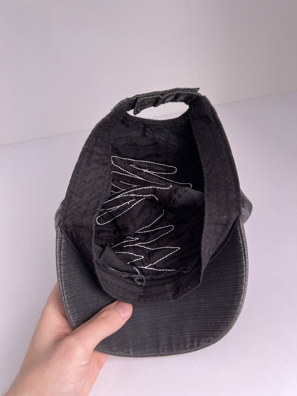 Designer × Japanese Brand × Vintage Vintage Designer Y2K distressed Avantgarde cap Size ONE SIZE - 7 Thumbnail