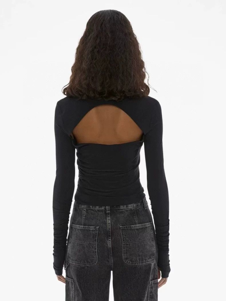 Helmut Lang HELMUT LANG Black sleeveless top Size M / US 6-8 / IT 42-44 - 8 Thumbnail