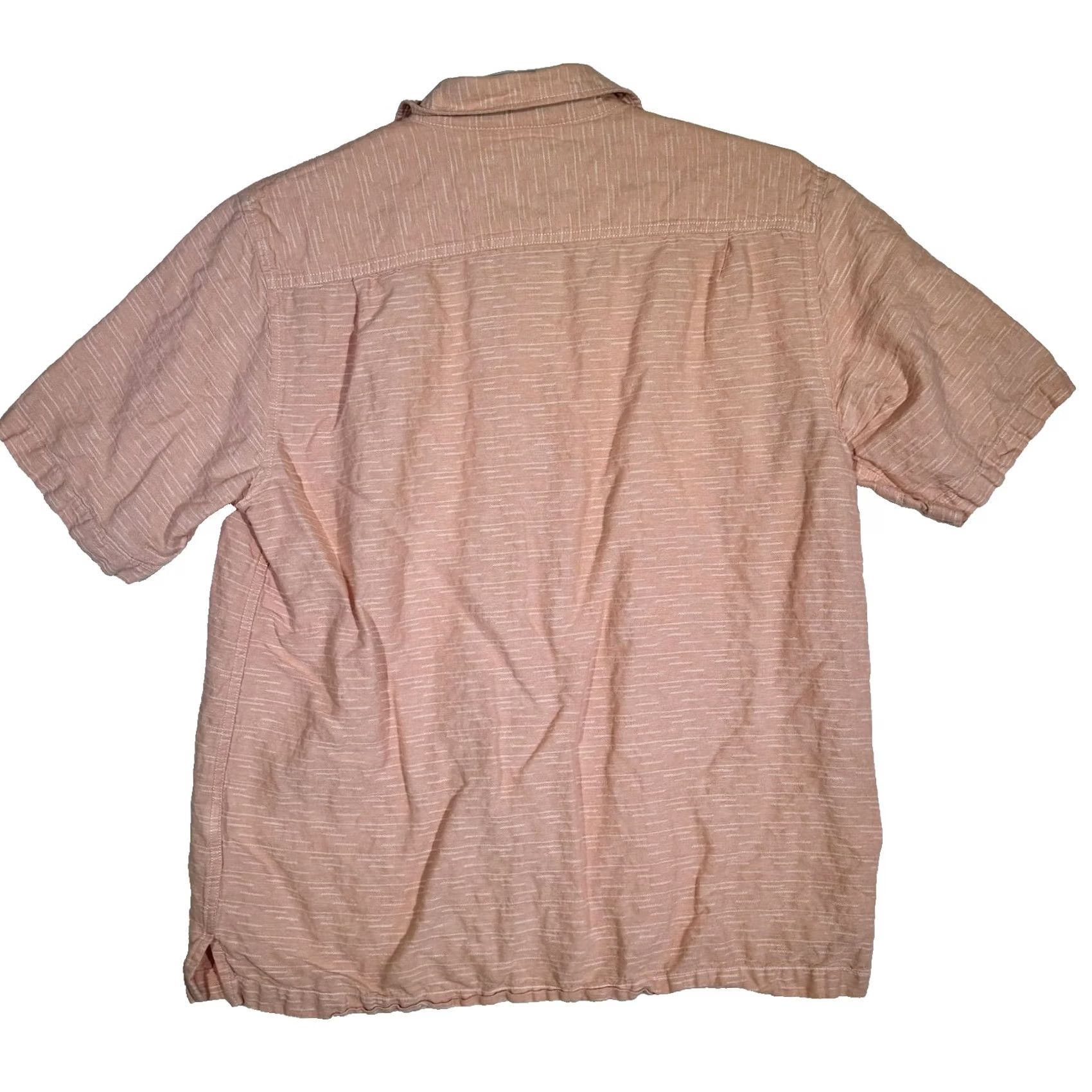 Vintage Caribbean Brand Shirt Mens Large Linen Short Sleeve Button Up Casual Pocket Size US L / EU 52-54 / 3 - 2 Thumbnail