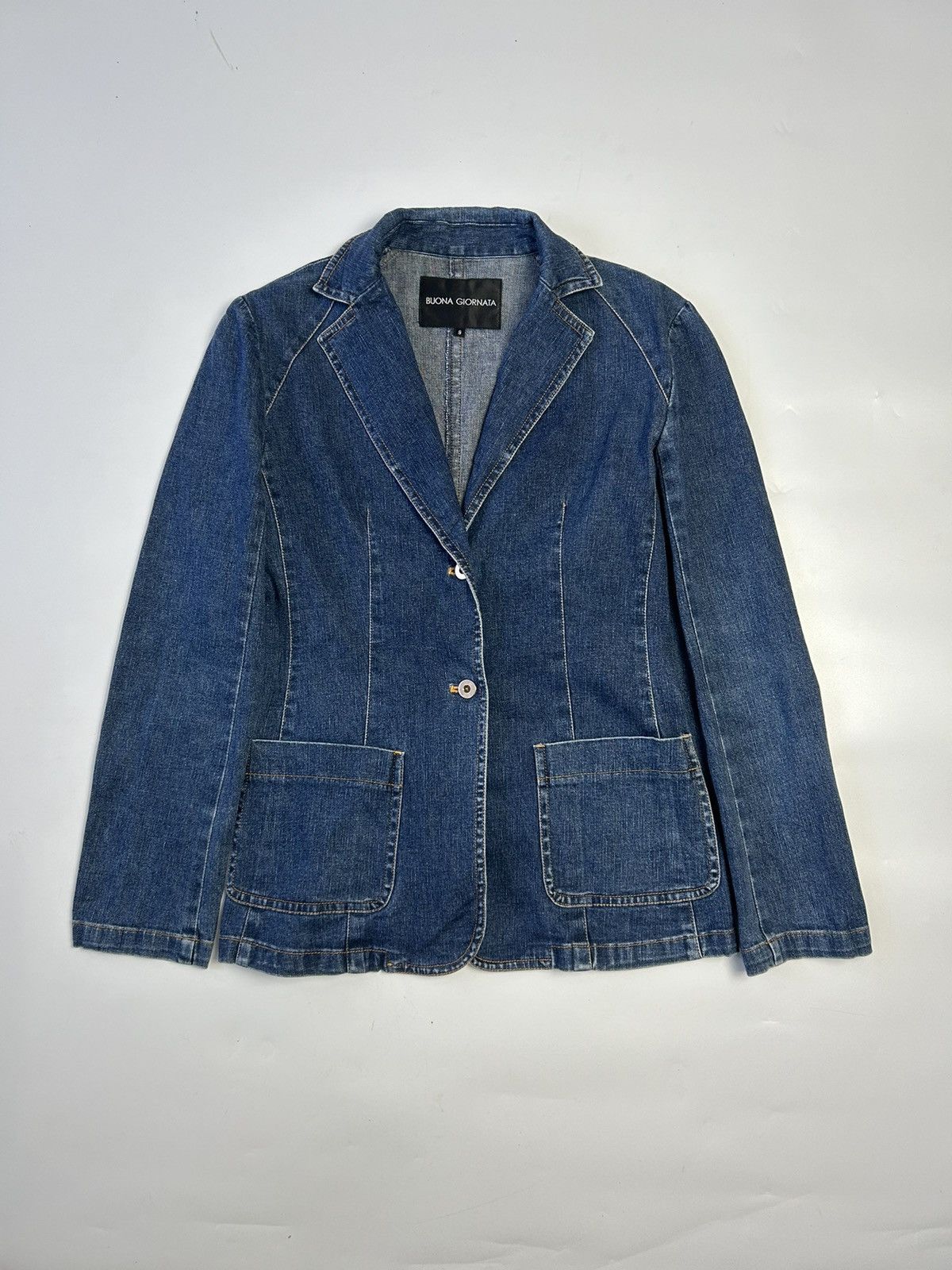 Japanese Brand BUONA GIORNATA DENIM JACKET Size ONE SIZE - 1 Thumbnail