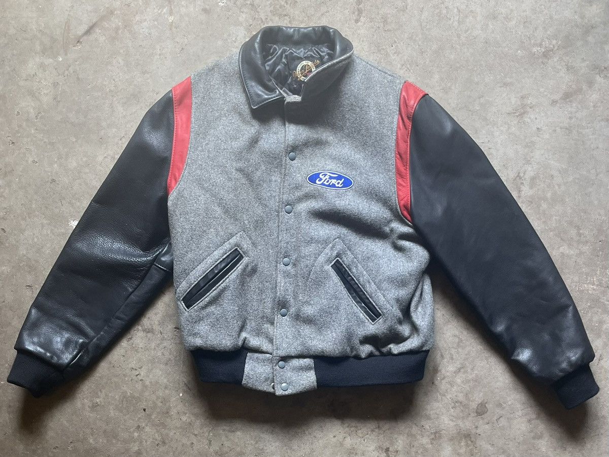 Dehen 1920 Vintage dehen varsity jacket Embroidery Ford Size US L / EU 52-54 / 3 - 1 Thumbnail